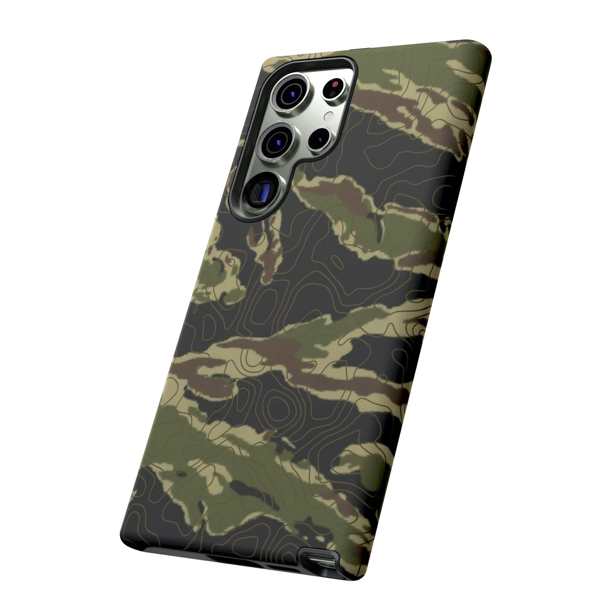 Tiger Stripe Topo Tough Android Case