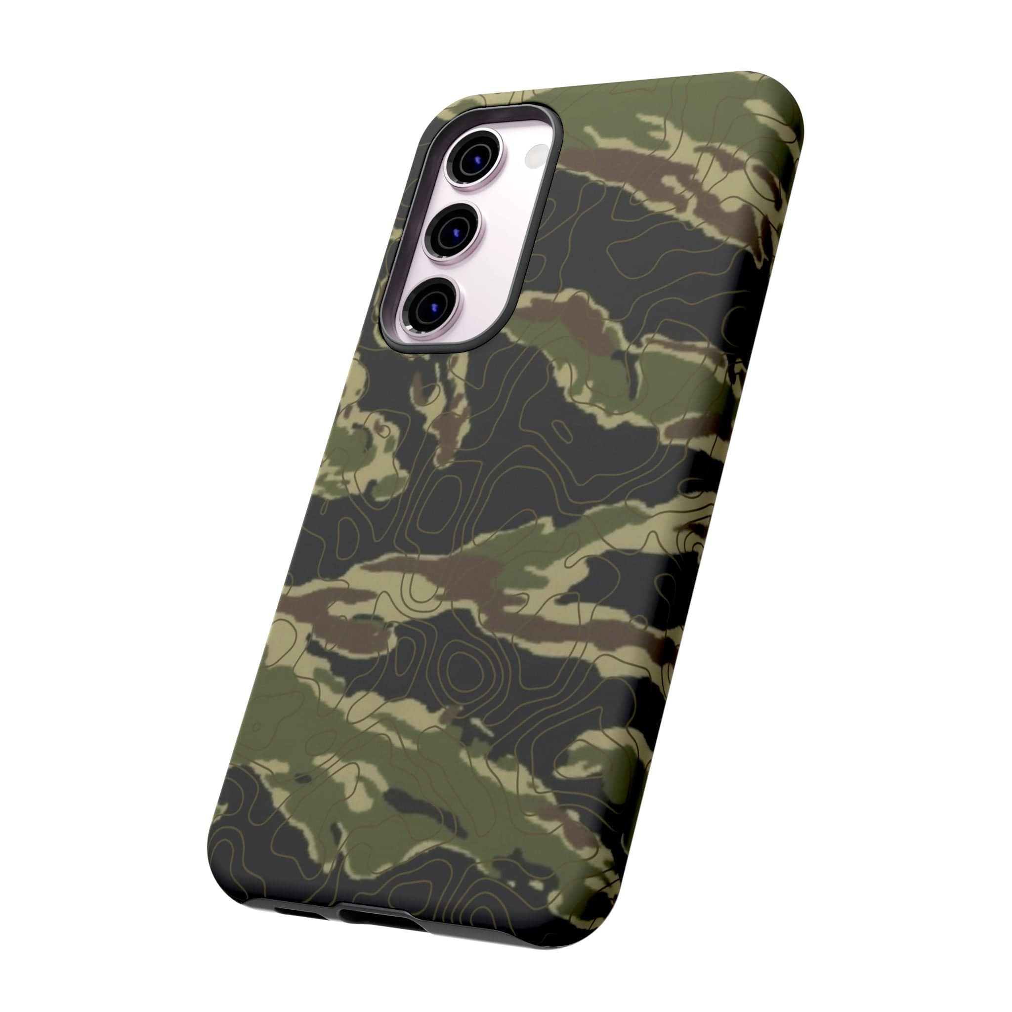Tiger Stripe Topo Tough Android Case