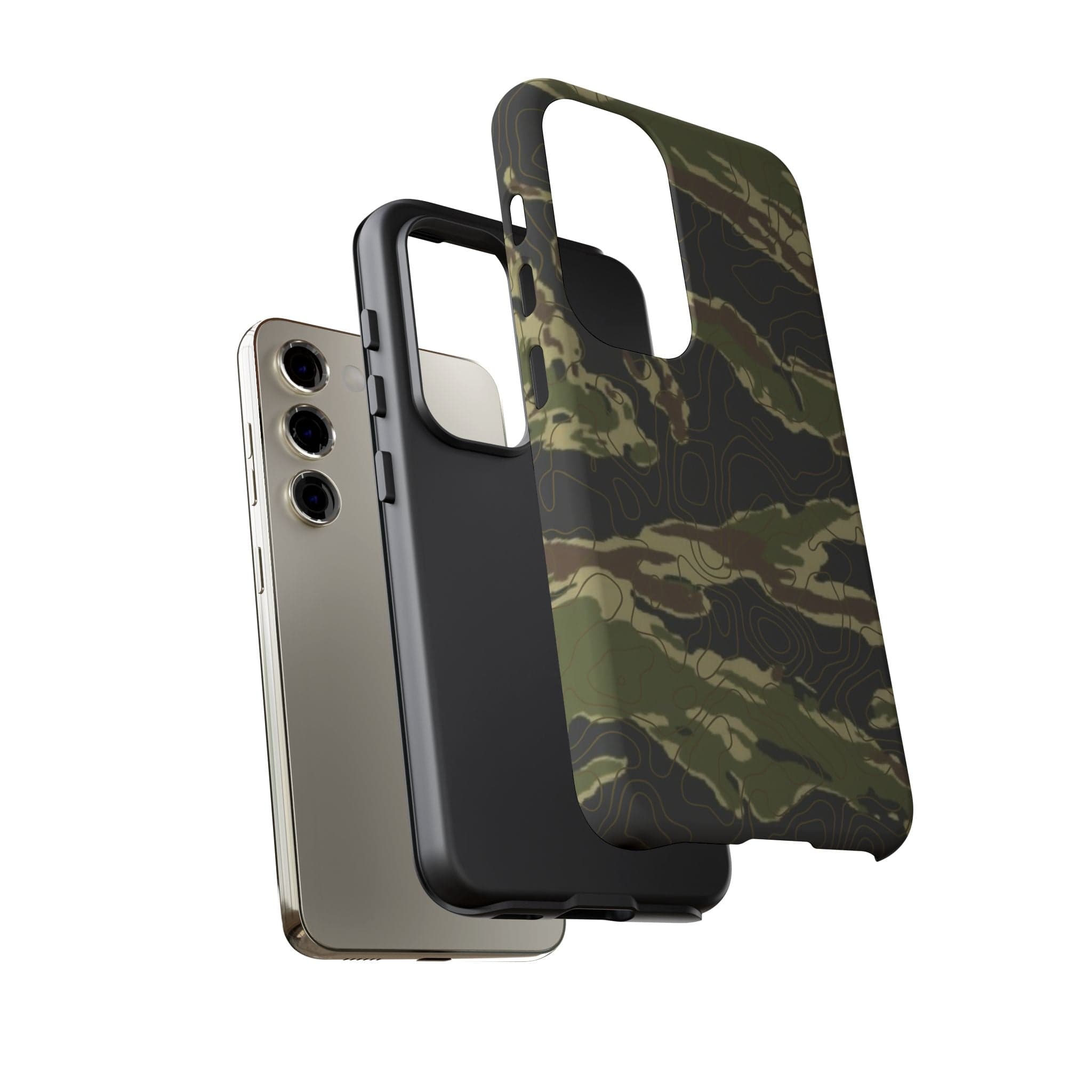 Tiger Stripe Topo Tough Android Case