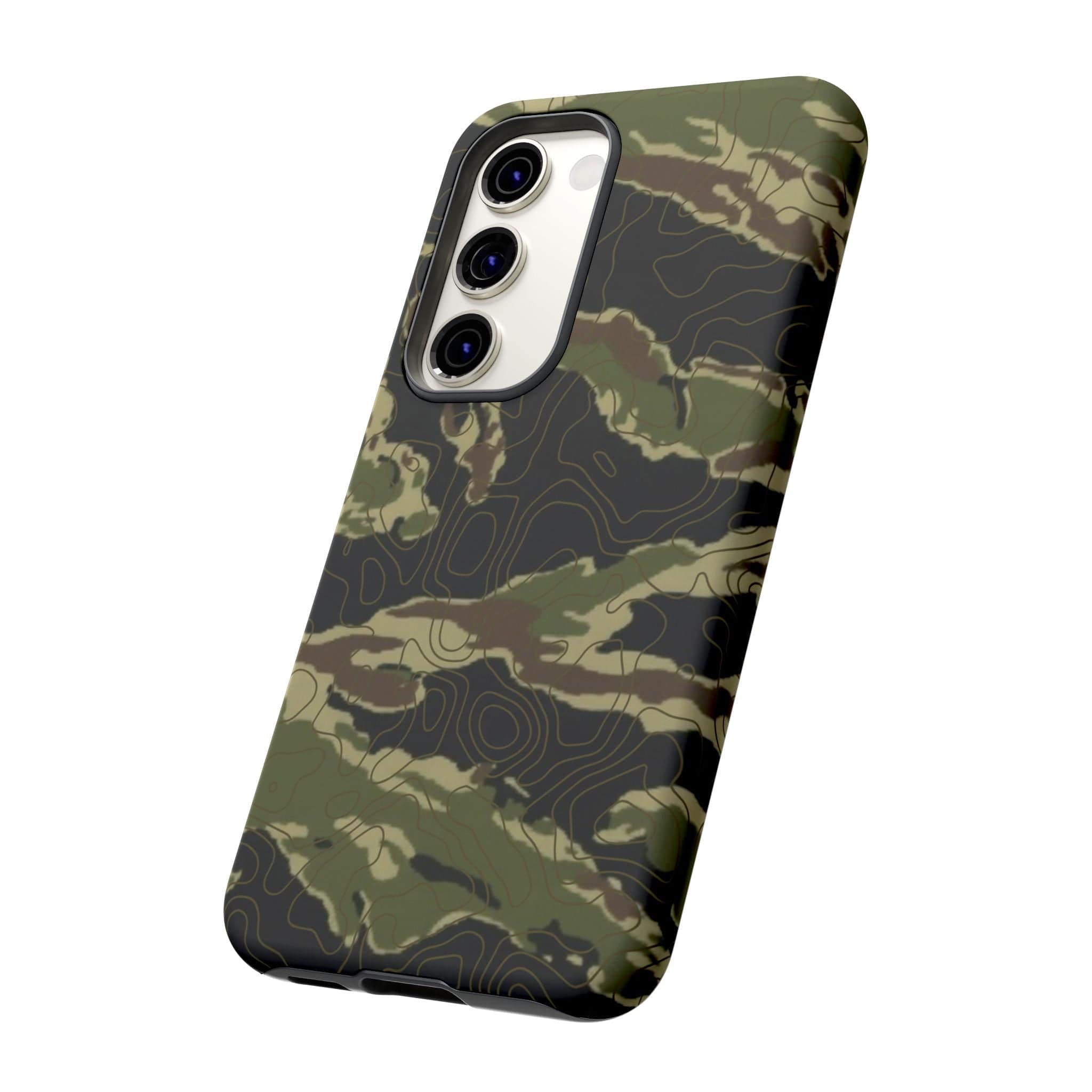 Tiger Stripe Topo Tough Android Case
