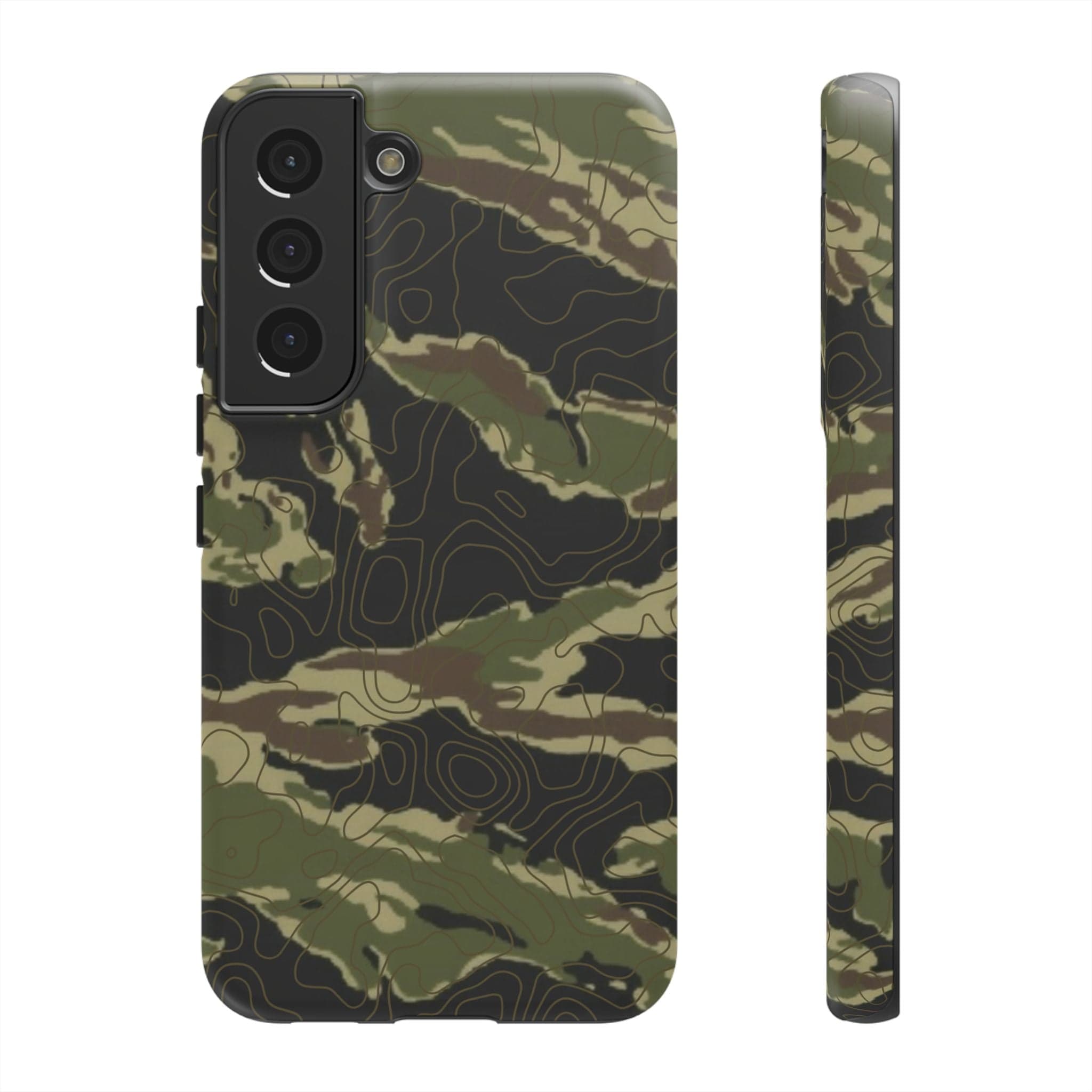 Tiger Stripe Topo Tough Android Case
