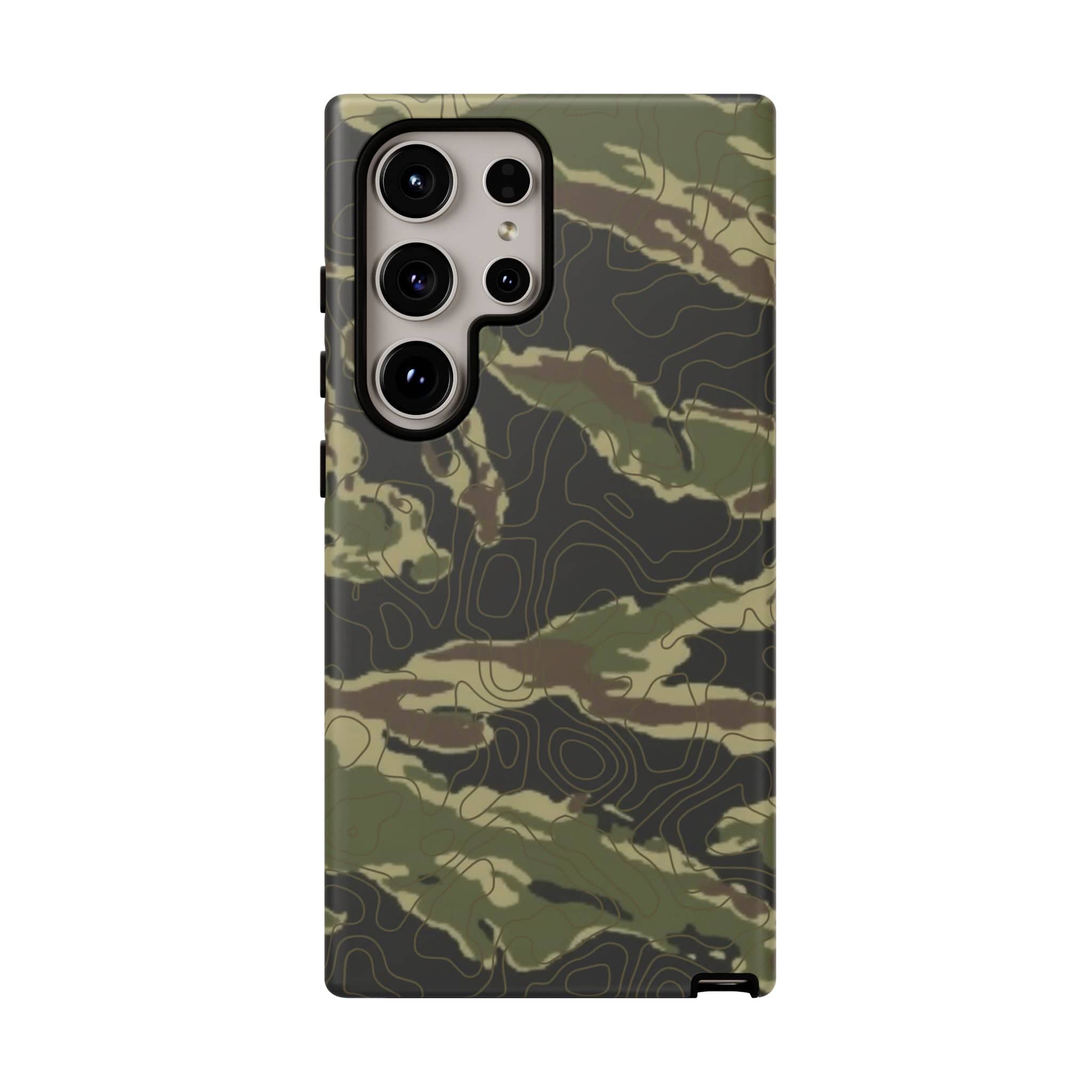 Tiger Stripe Topo Tough Android Case