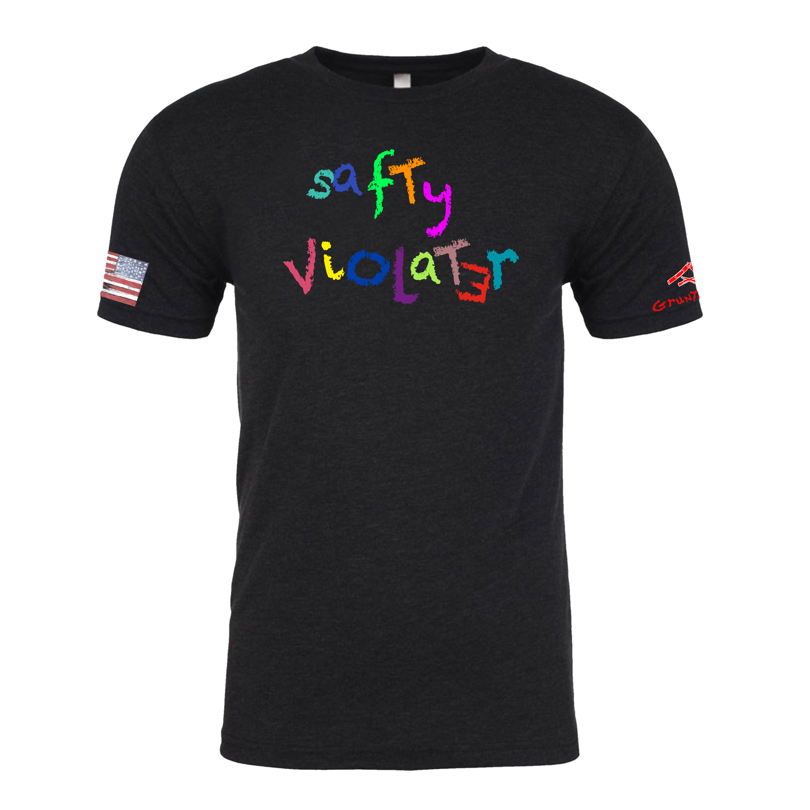 SAFETY VIOLATOR Crayon Shirt (OD OR CHARCOAL GRAY)