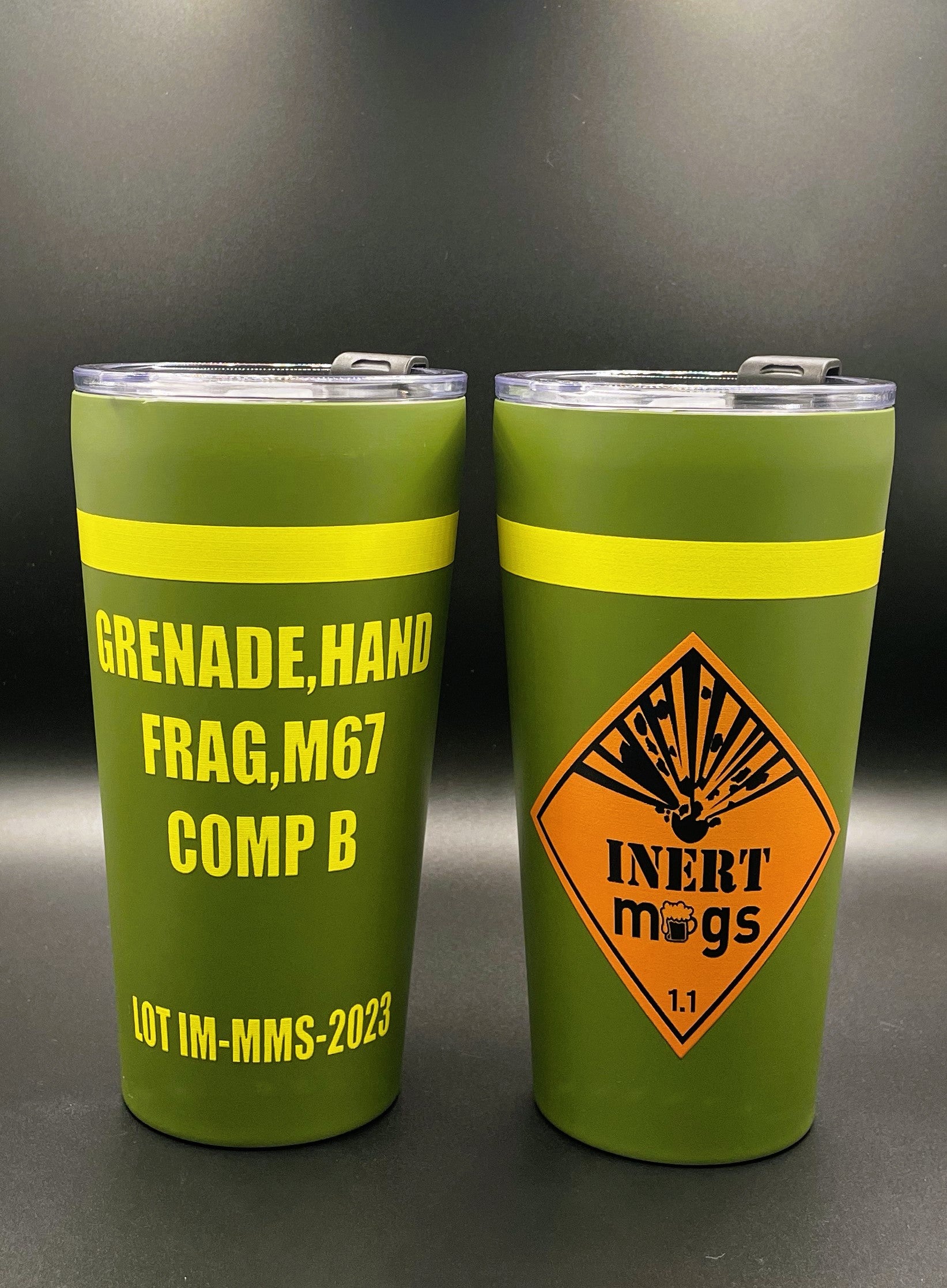 14oz Frag Grenade Tumbler - Military Inspired Insulated Drinkware