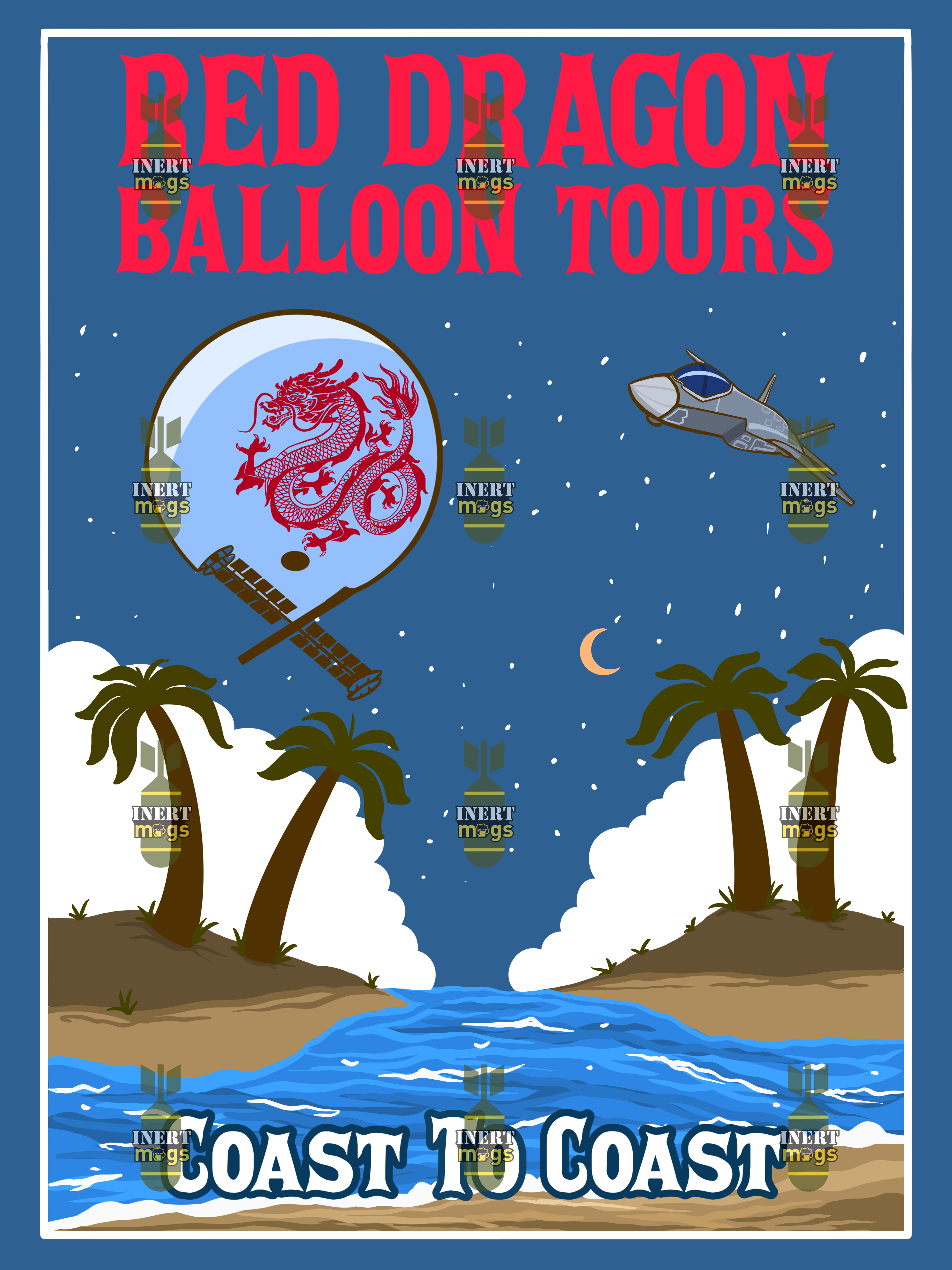 Red Dragon Balloon Tours Sticker