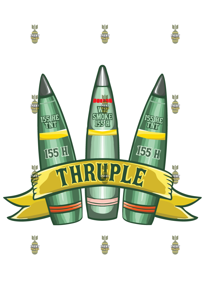 Thruple Sticker