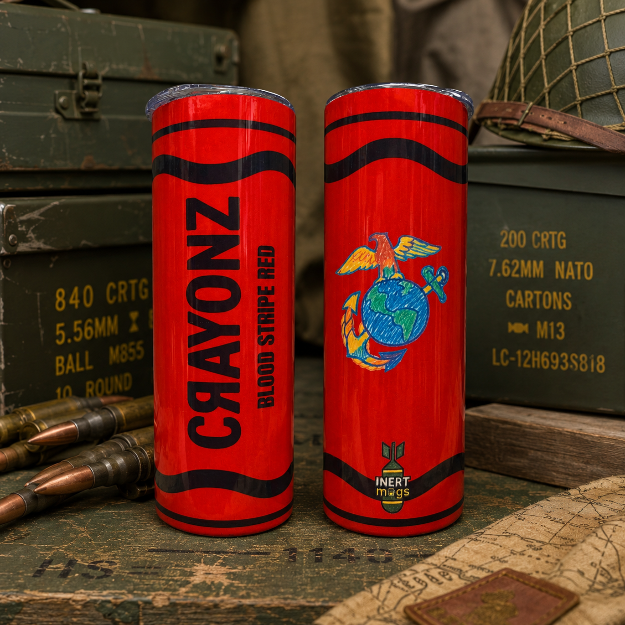 20oz USMC Crayonz Series Tumbler