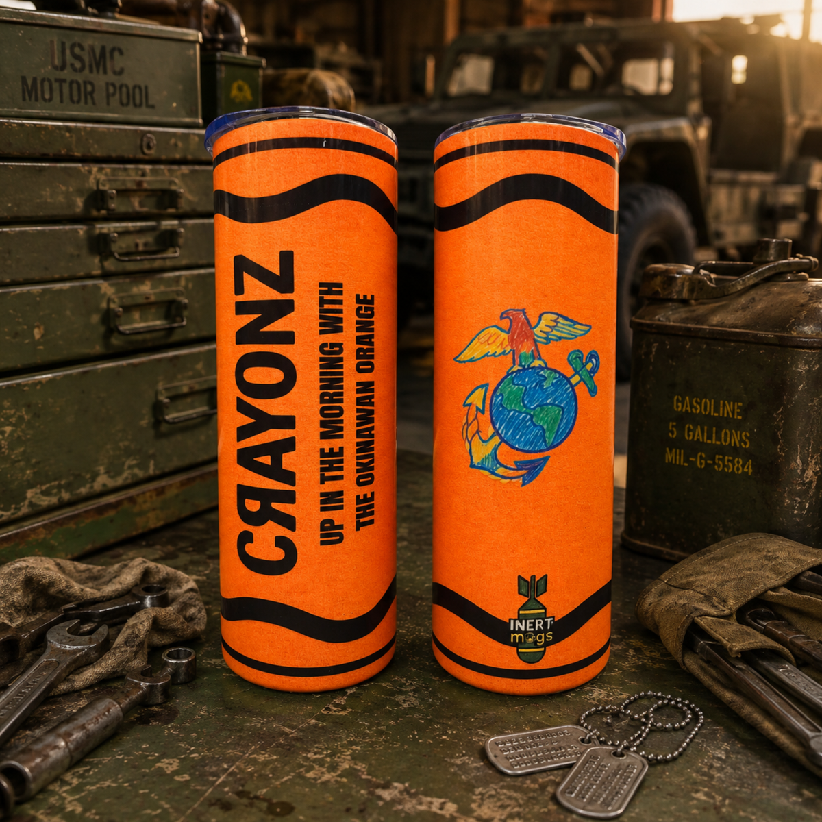 20oz USMC Crayonz Series Tumbler