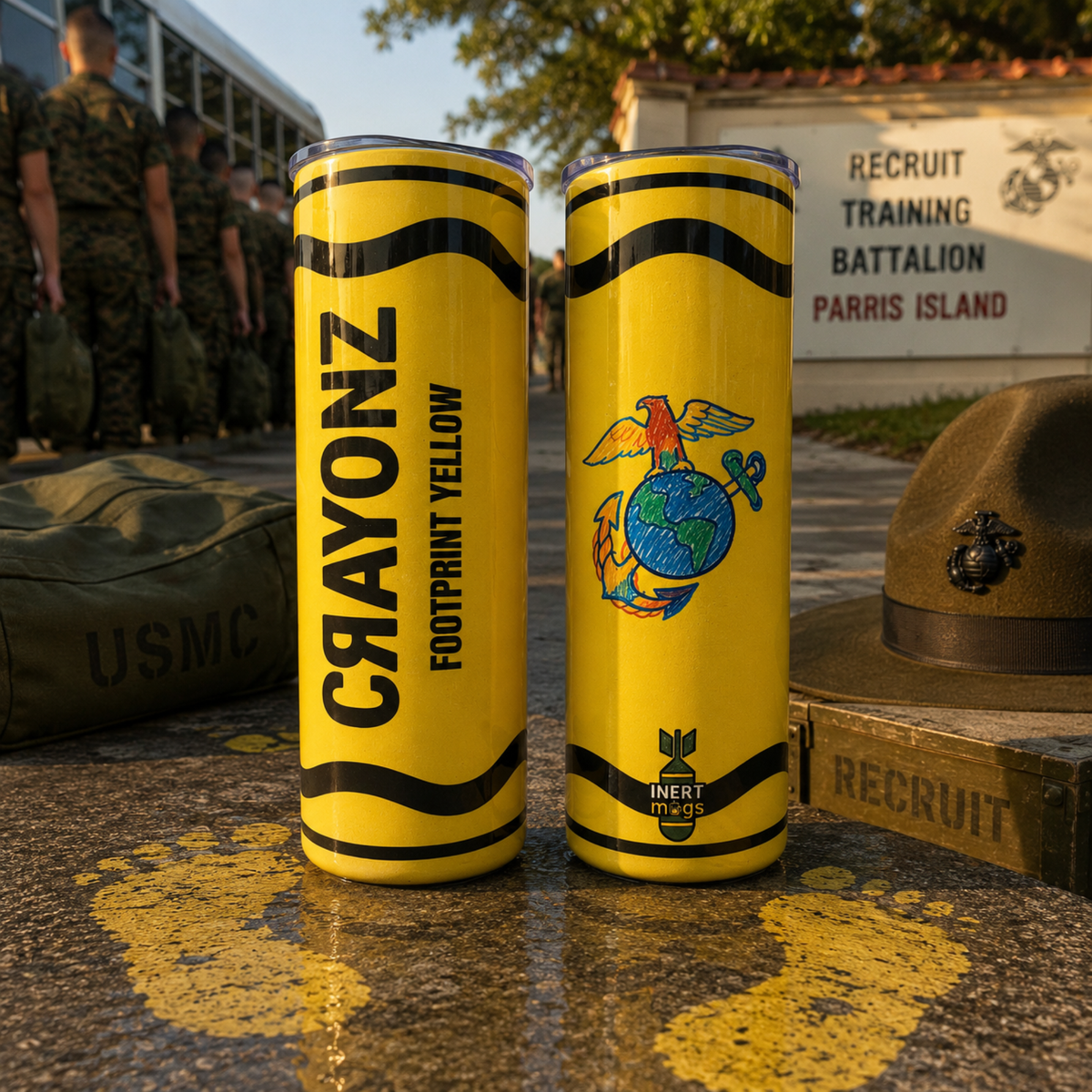 20oz USMC Crayonz Series Tumbler