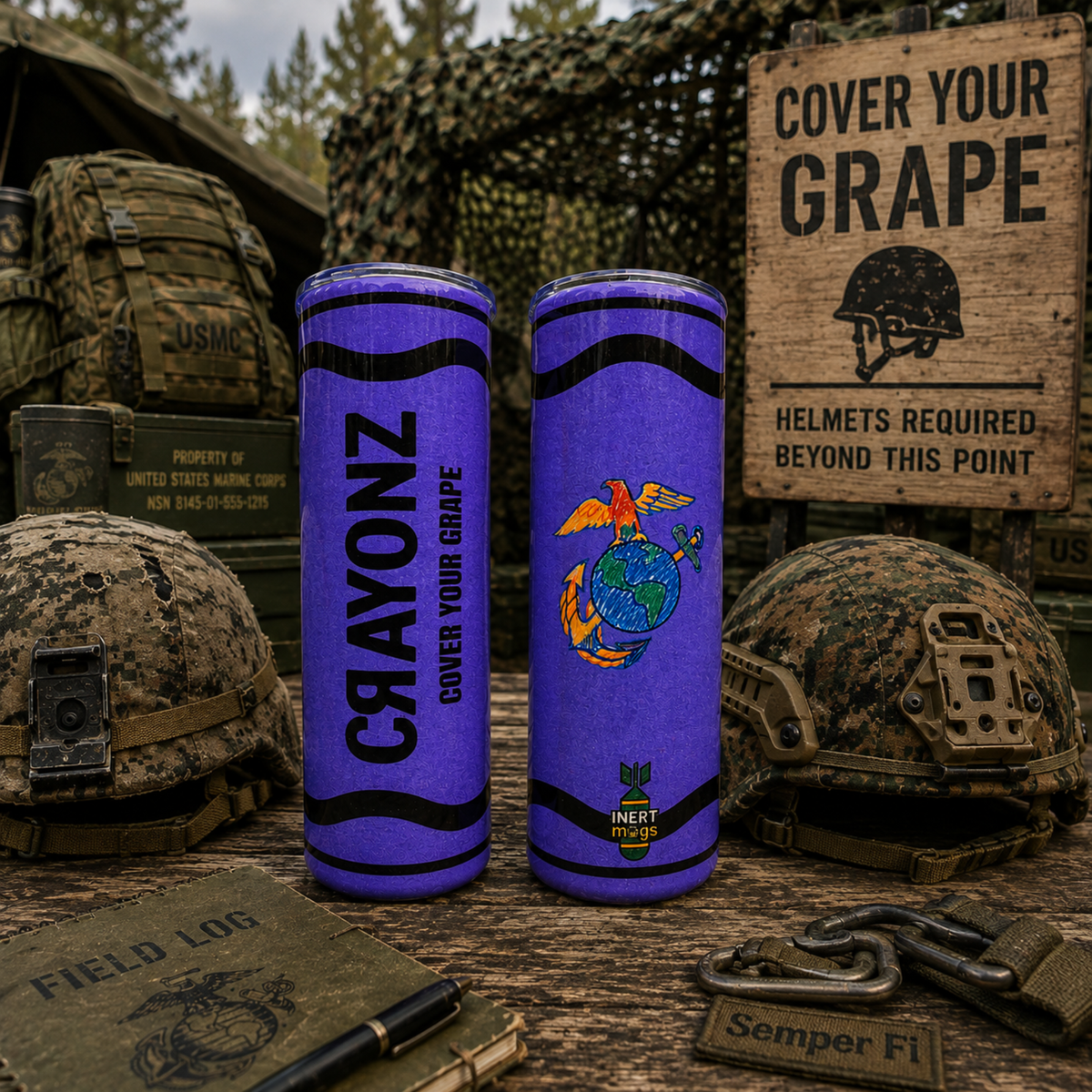 20oz USMC Crayonz Series Tumbler