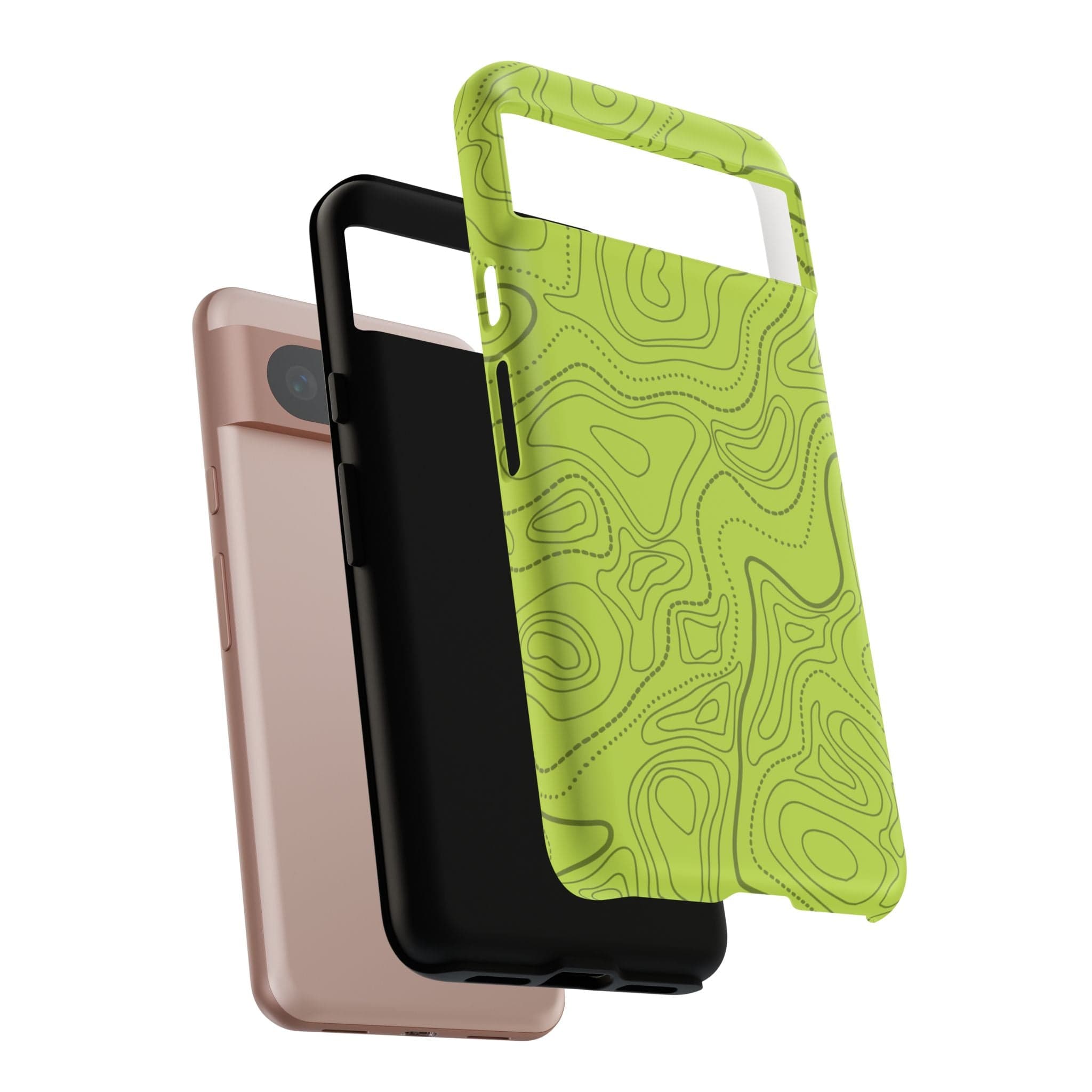 Signal Green Topo Tough Android Case