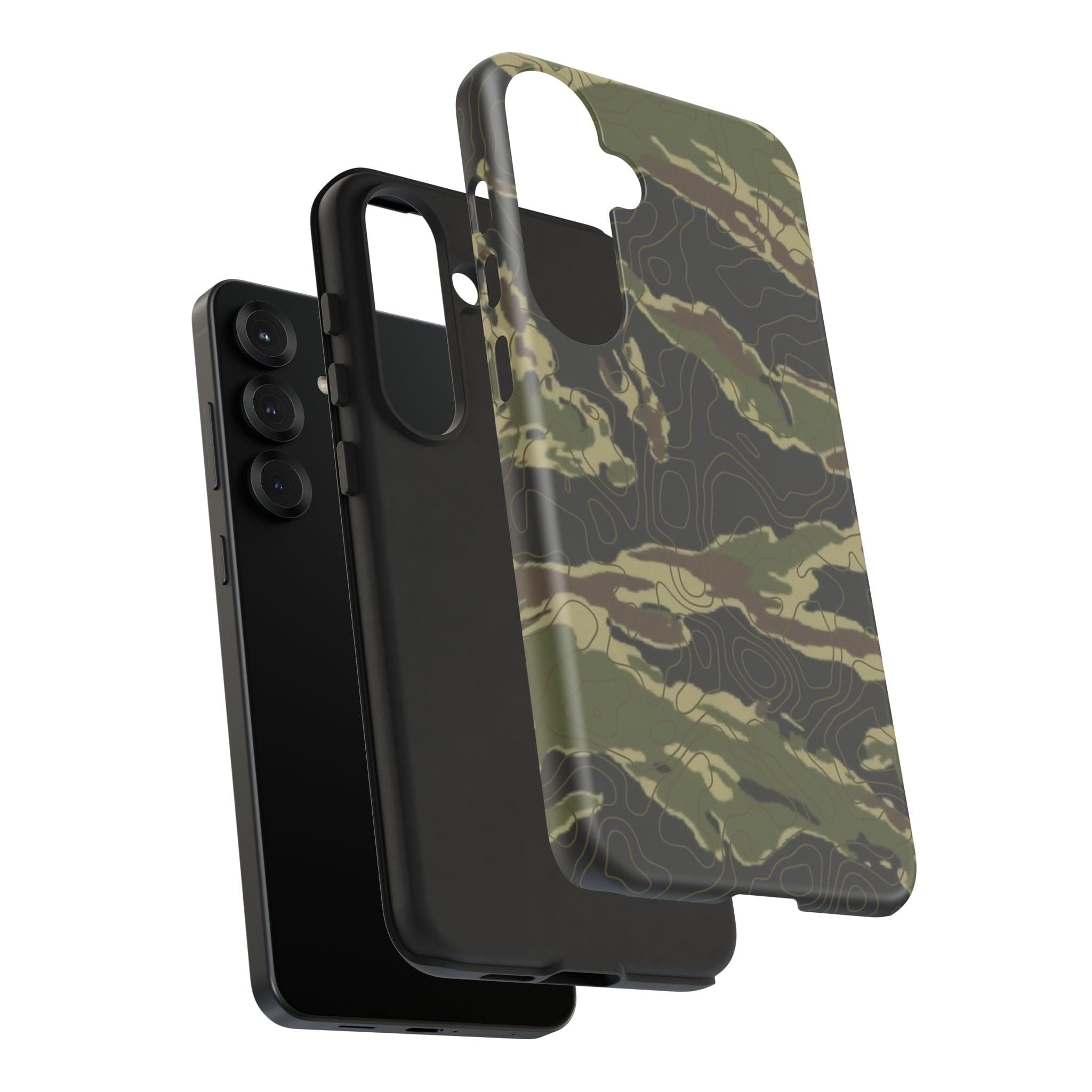 Tiger Stripe Topo Tough Android Case