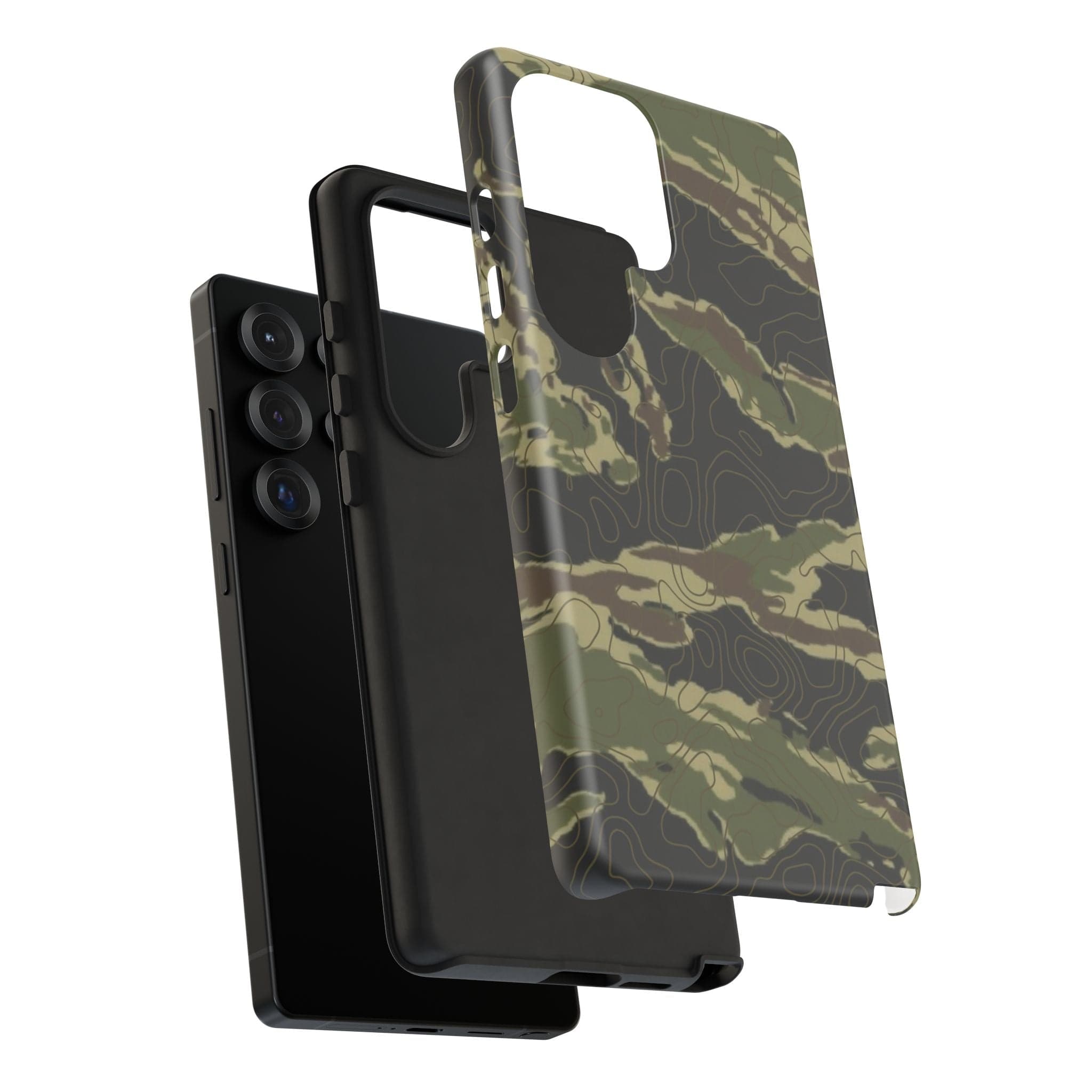 Tiger Stripe Topo Tough Android Case