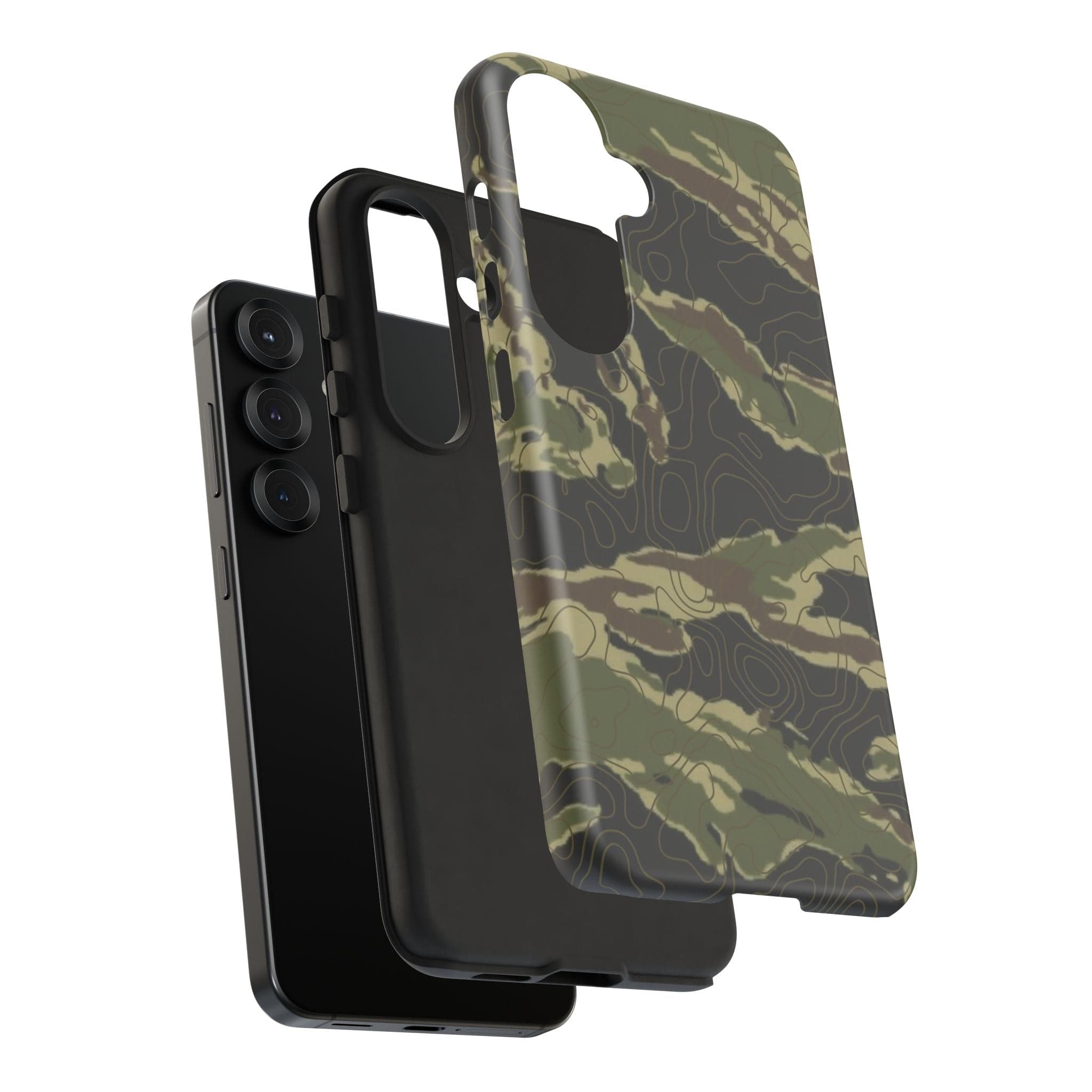 Tiger Stripe Topo Tough Android Case