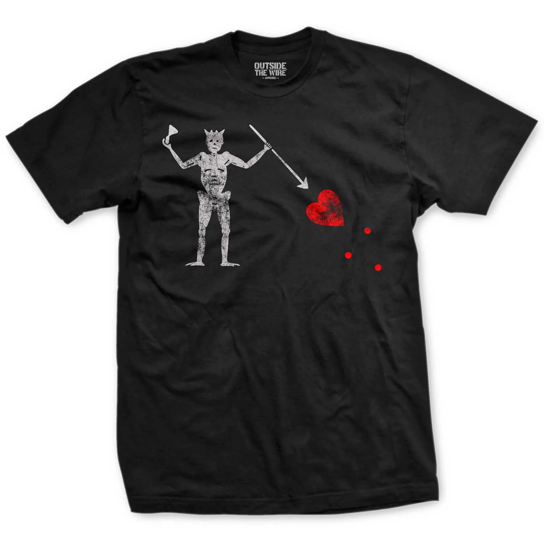 Pirate Edward Teach "Blackbeard" Flag T-Shirt