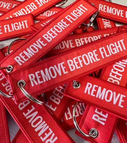 Keychain - "Remove Before Flight"