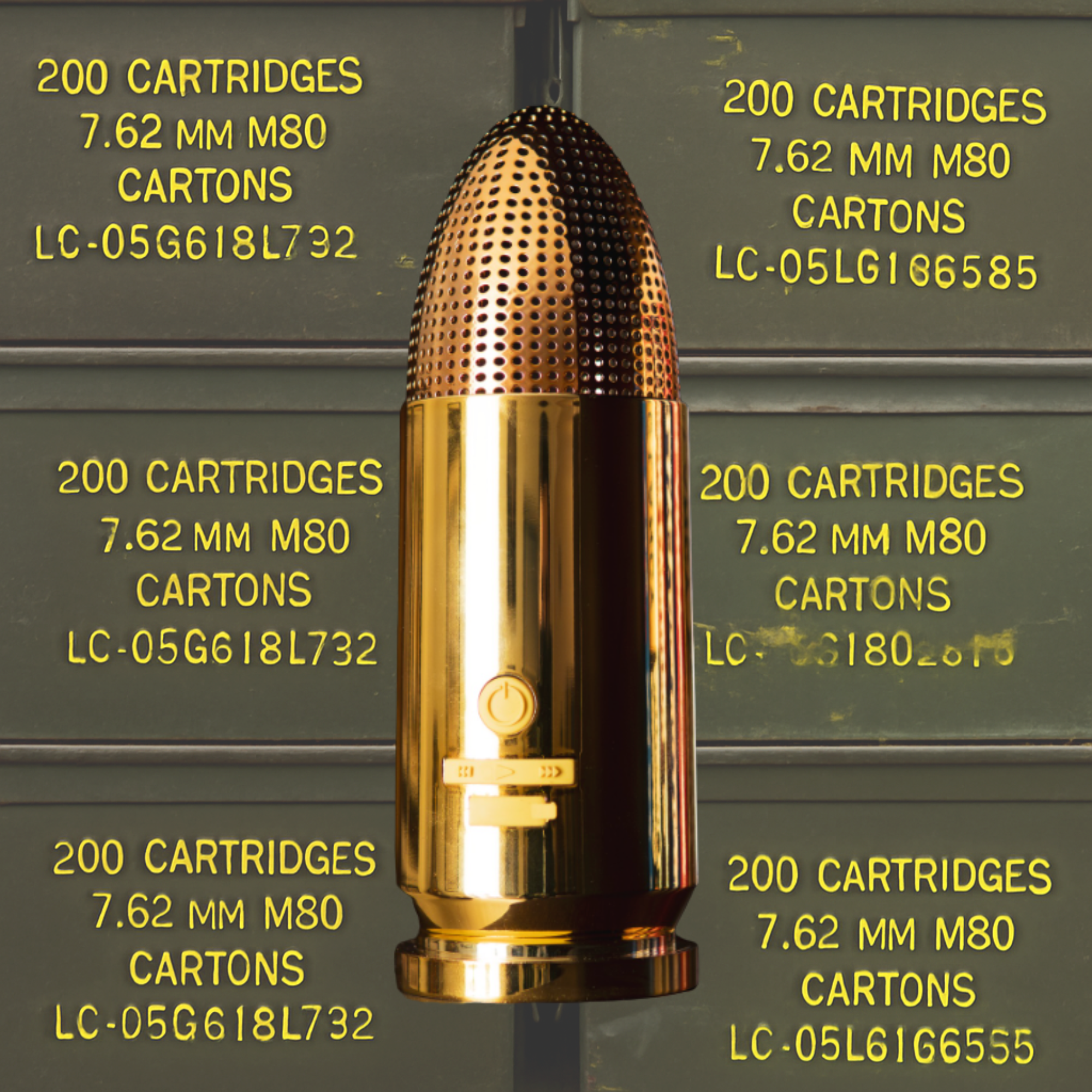 9mm Bullet Bluetooth Speaker