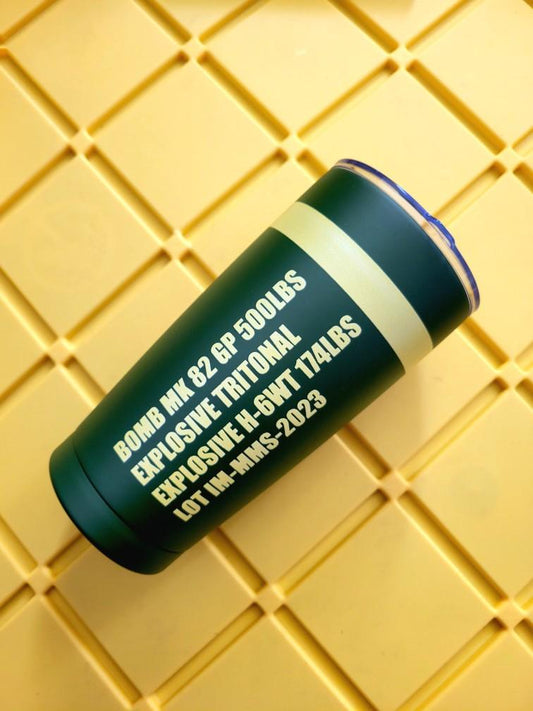 20z Bomb Tumbler - Inspired by the Strength of a 500lb Giant