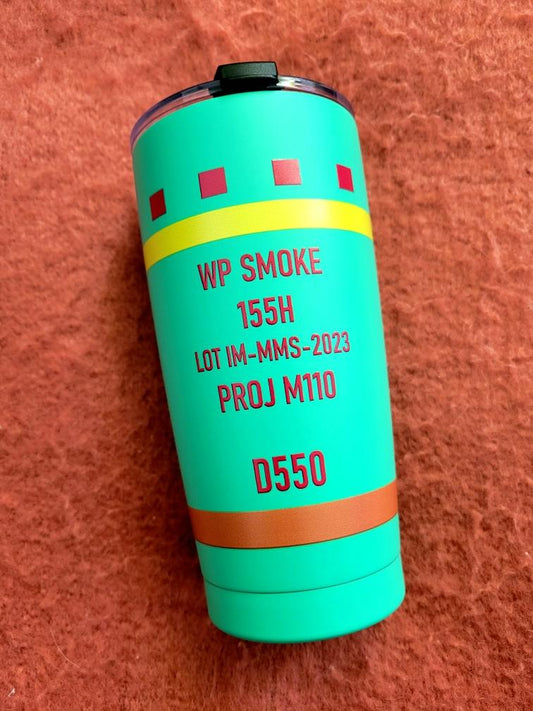 20oz 155mm Artillery Tumbler (WP) – Military Inspired Insulated Drinkware