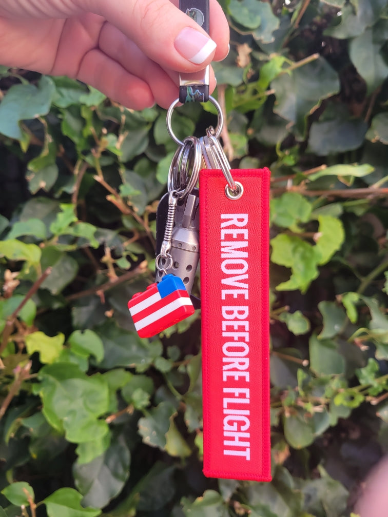 Keychain - "Remove Before Flight"