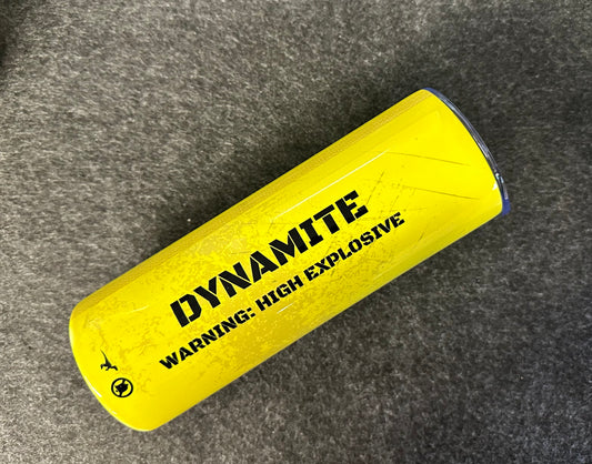 20oz Dynamite Tumbler (YELLOW/CUSTOM)