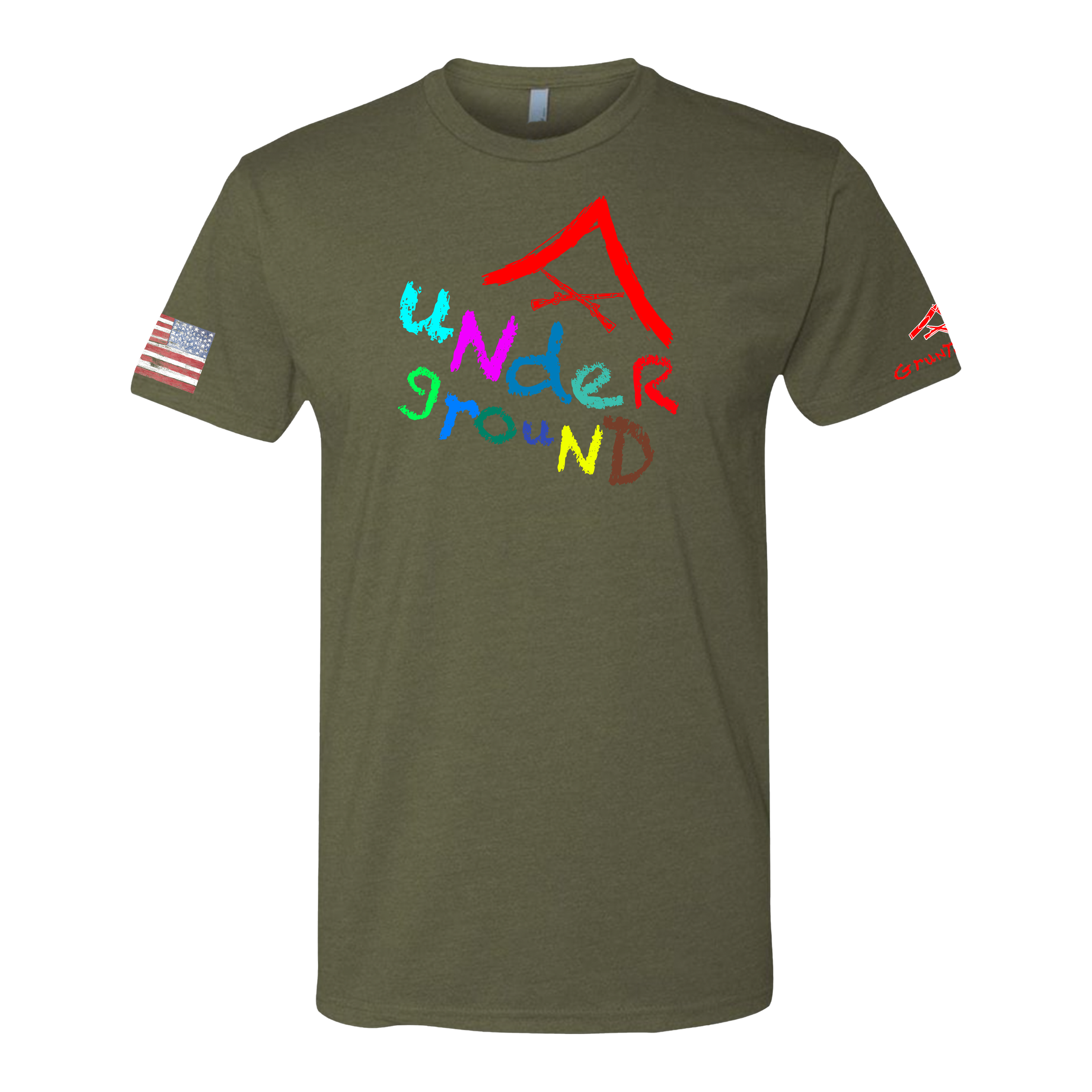 LCPL UNDERGROUND Crayon Shirt (OD OR CHARCOAL GRAY)