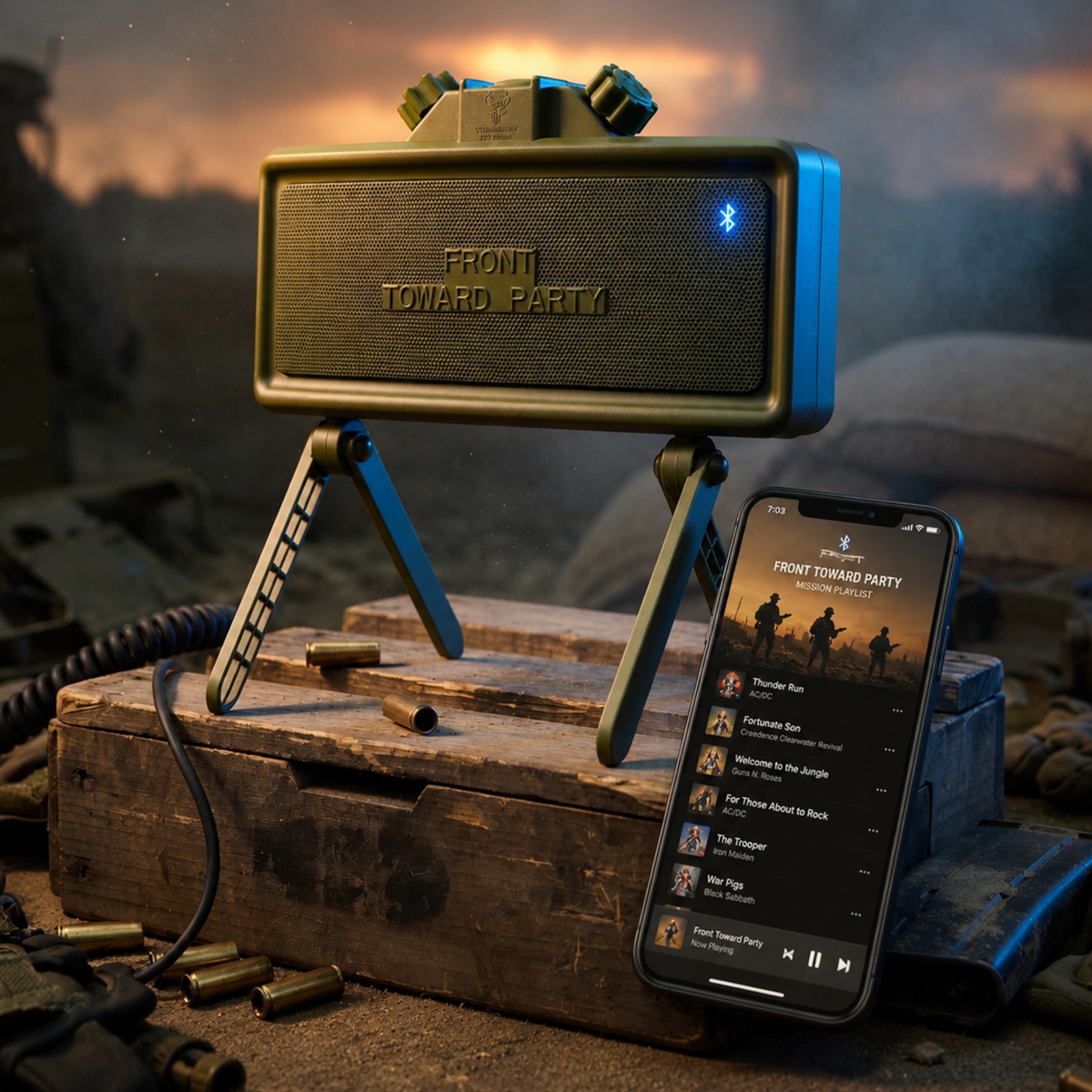 Claymore Portable Bluetooth Speaker
