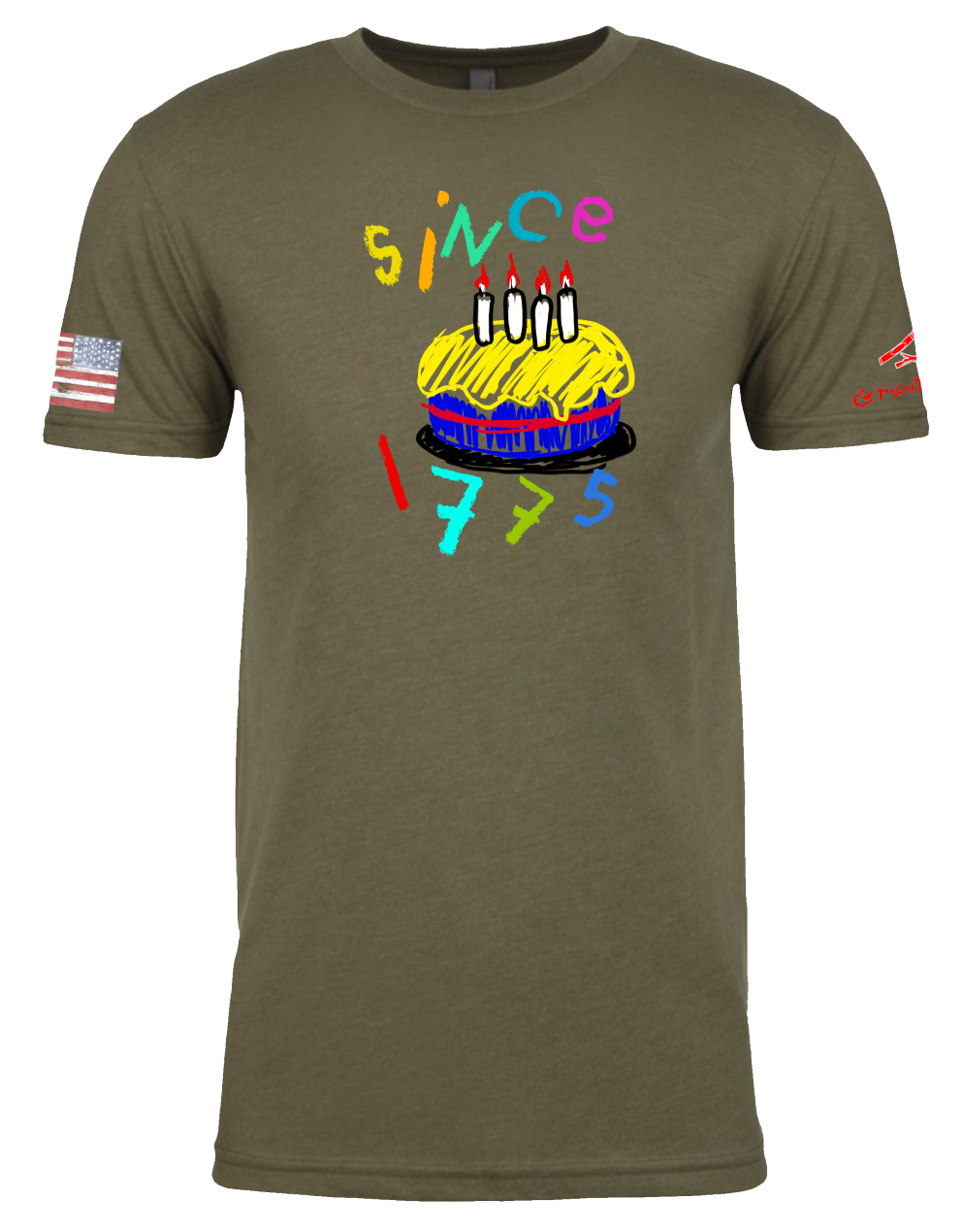 CRAYON BDAY Since 1775 (OD OR CHARCOAL GRAY)