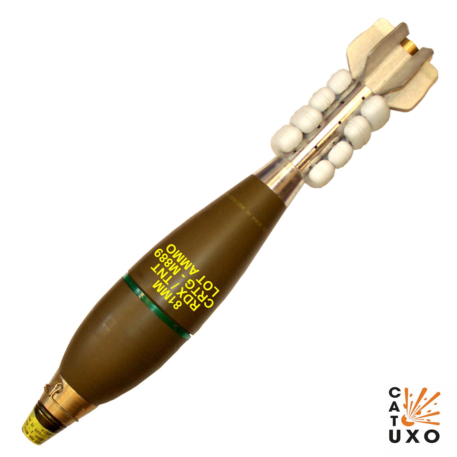 M889 81mm High Explosive Mortar Tumbler | 20oz Military-Inspired Drinkware