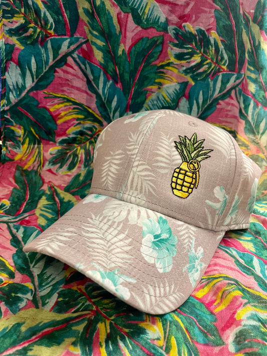 Pineapple Grenade Hawaiian Hat