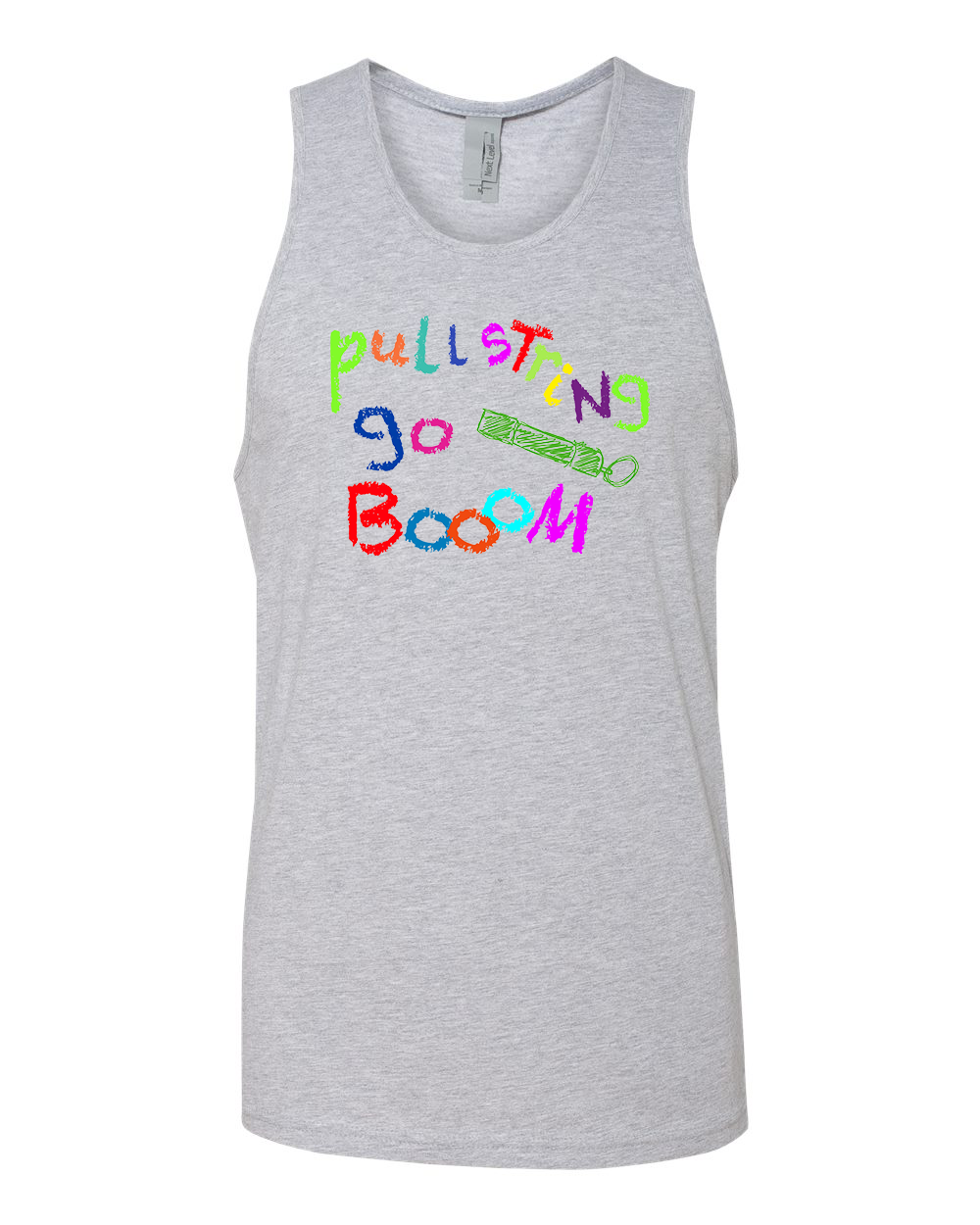 Pull String Go Boom-Men’s Tank