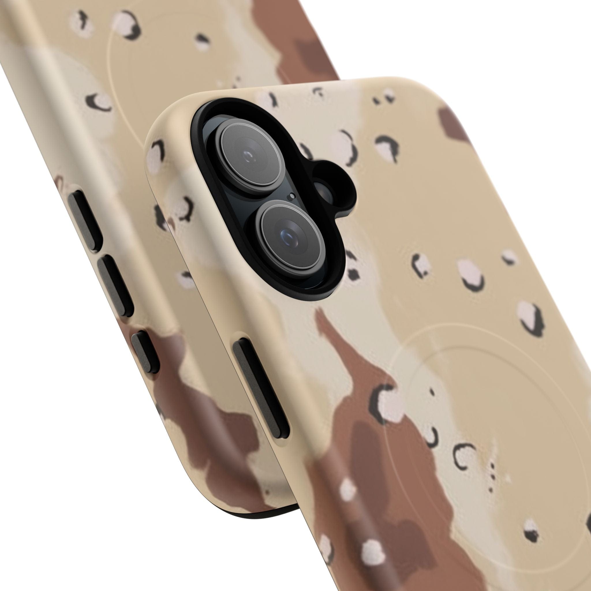 Chocolate Chip Camo Tough Magnetic iPhone Case