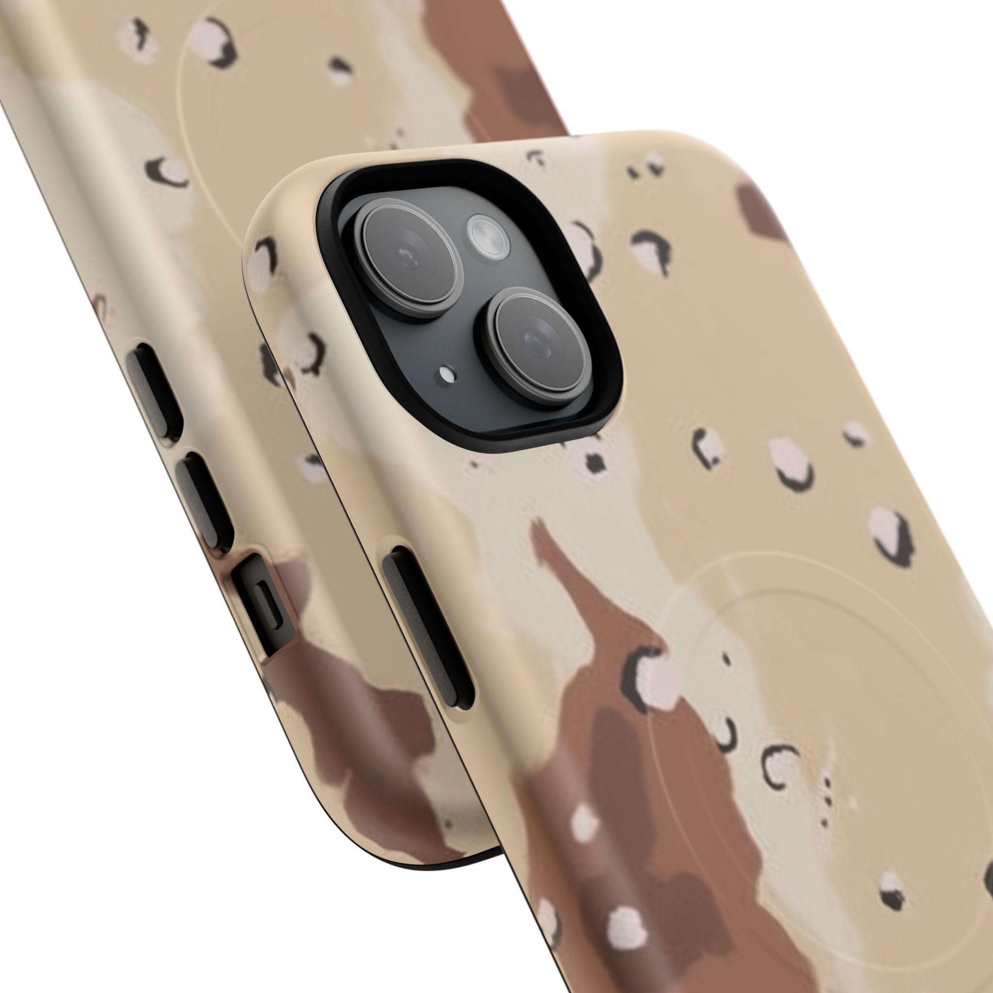 Chocolate Chip Camo Tough Magnetic iPhone Case