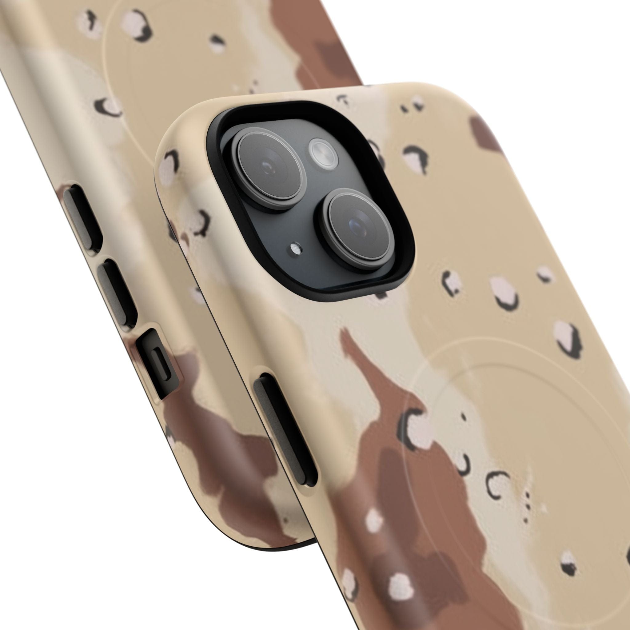 Chocolate Chip Camo Tough Magnetic iPhone Case