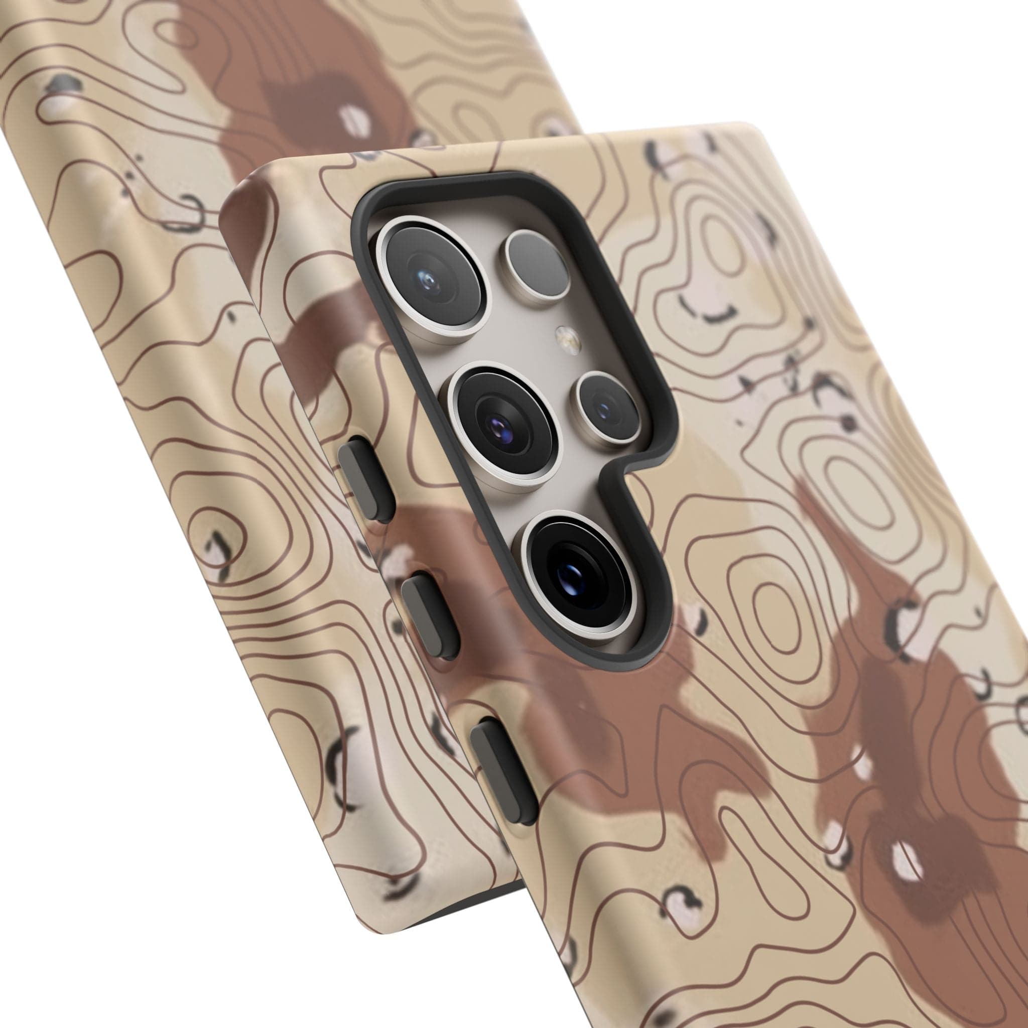 Chocolate Chip Topo Tough Android Case