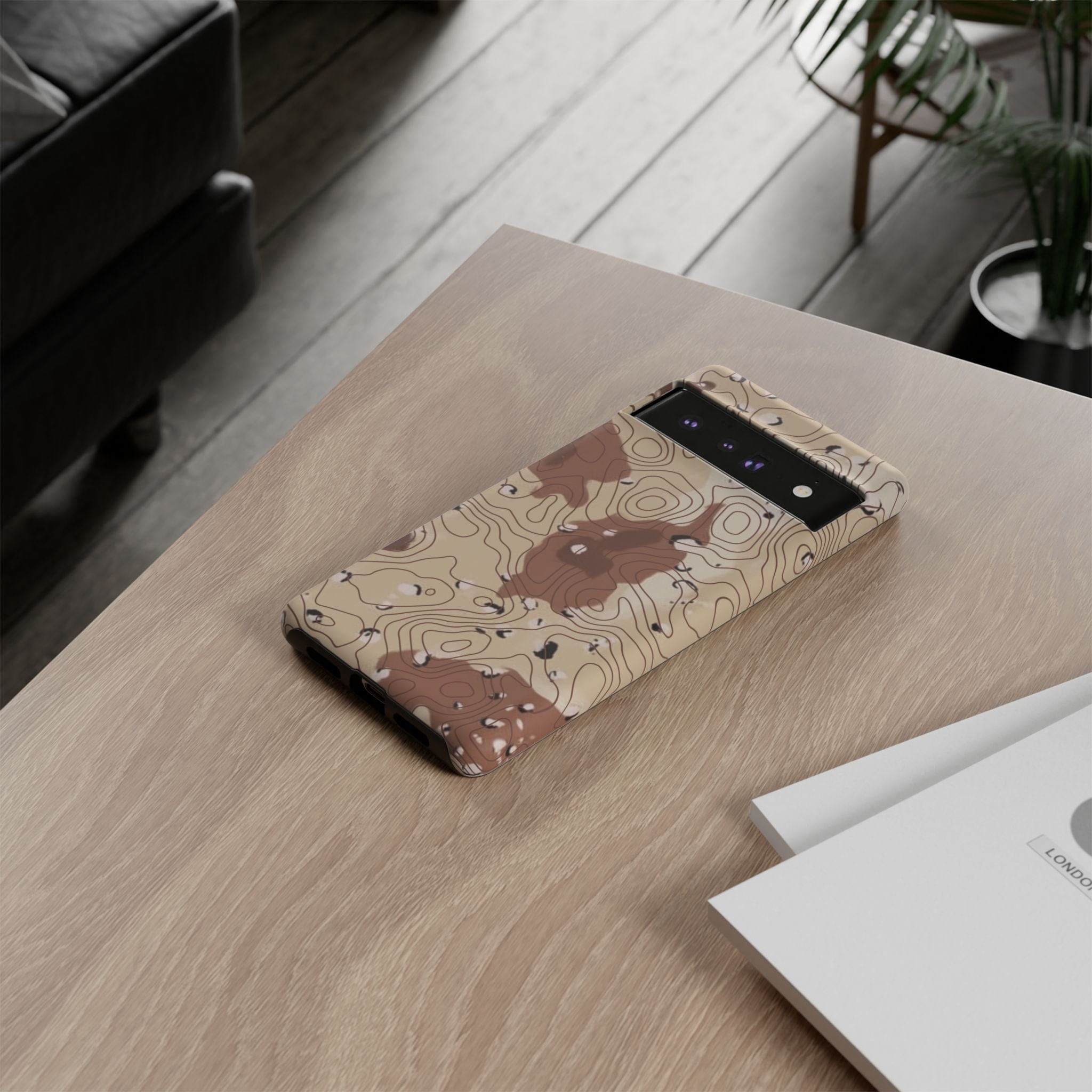 Chocolate Chip Topo Tough Android Case