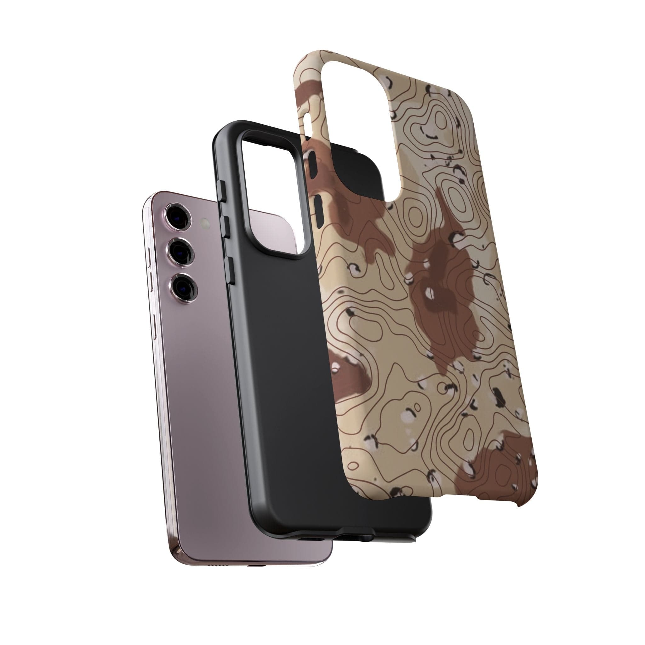 Chocolate Chip Topo Tough Android Case