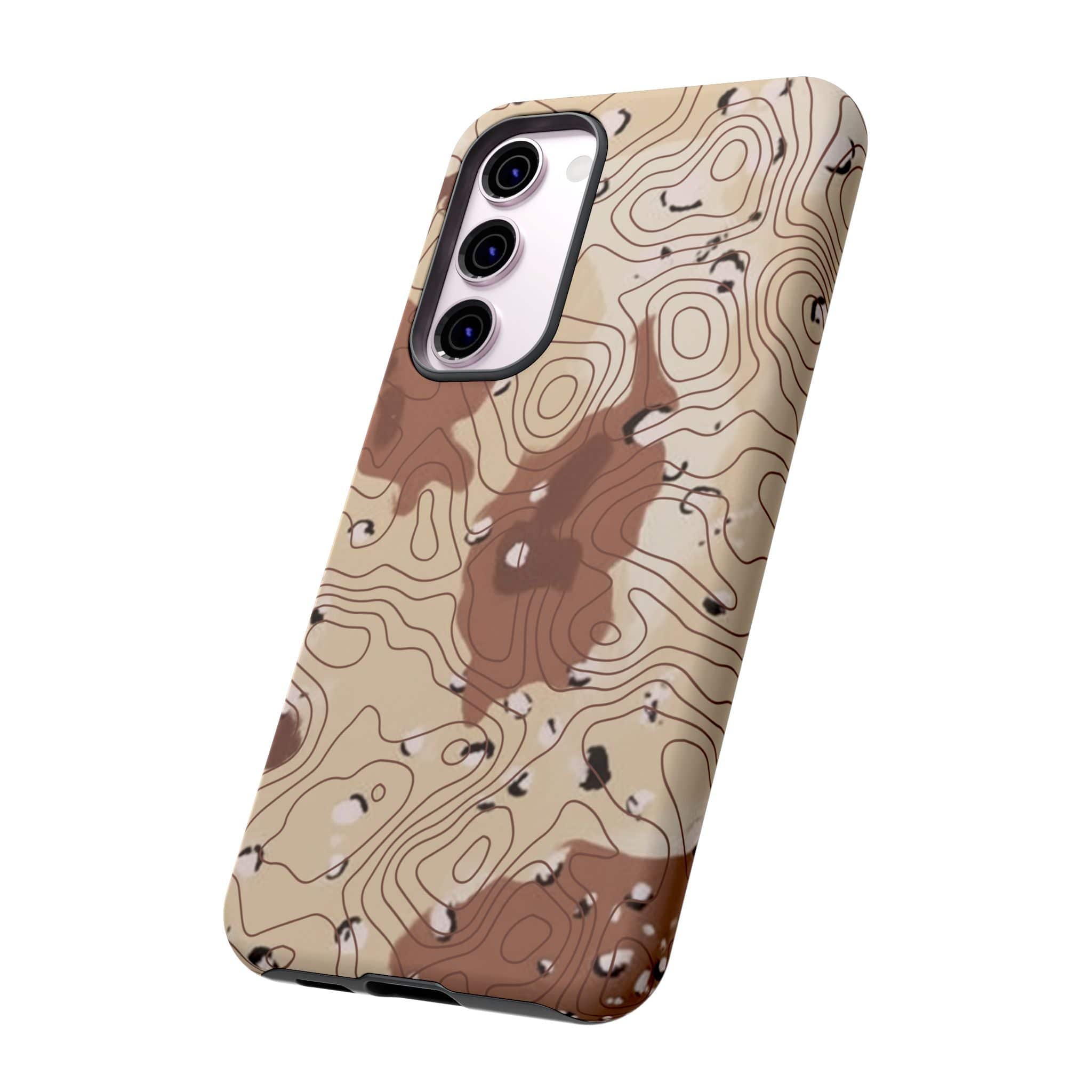 Chocolate Chip Topo Tough Android Case