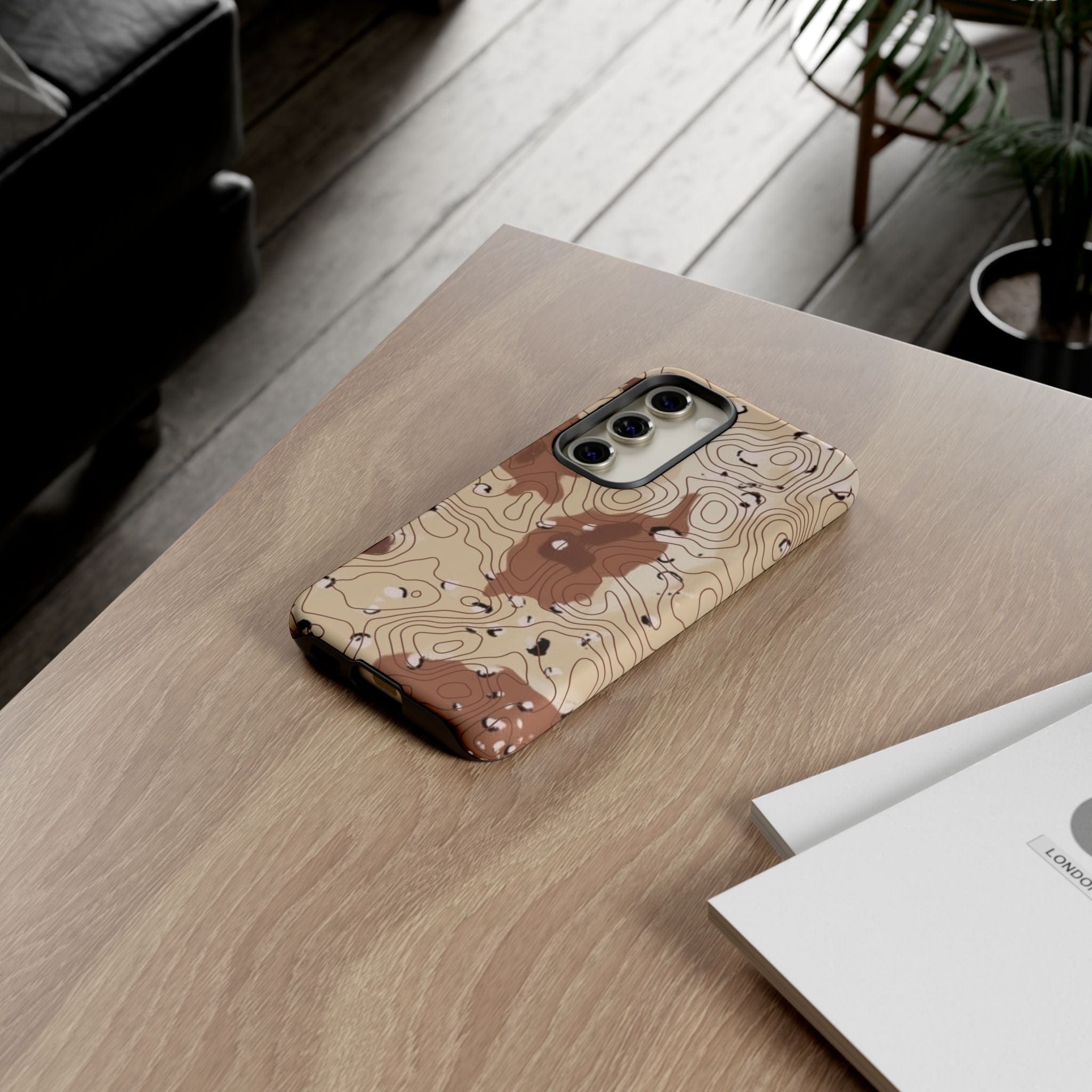 Chocolate Chip Topo Tough Android Case