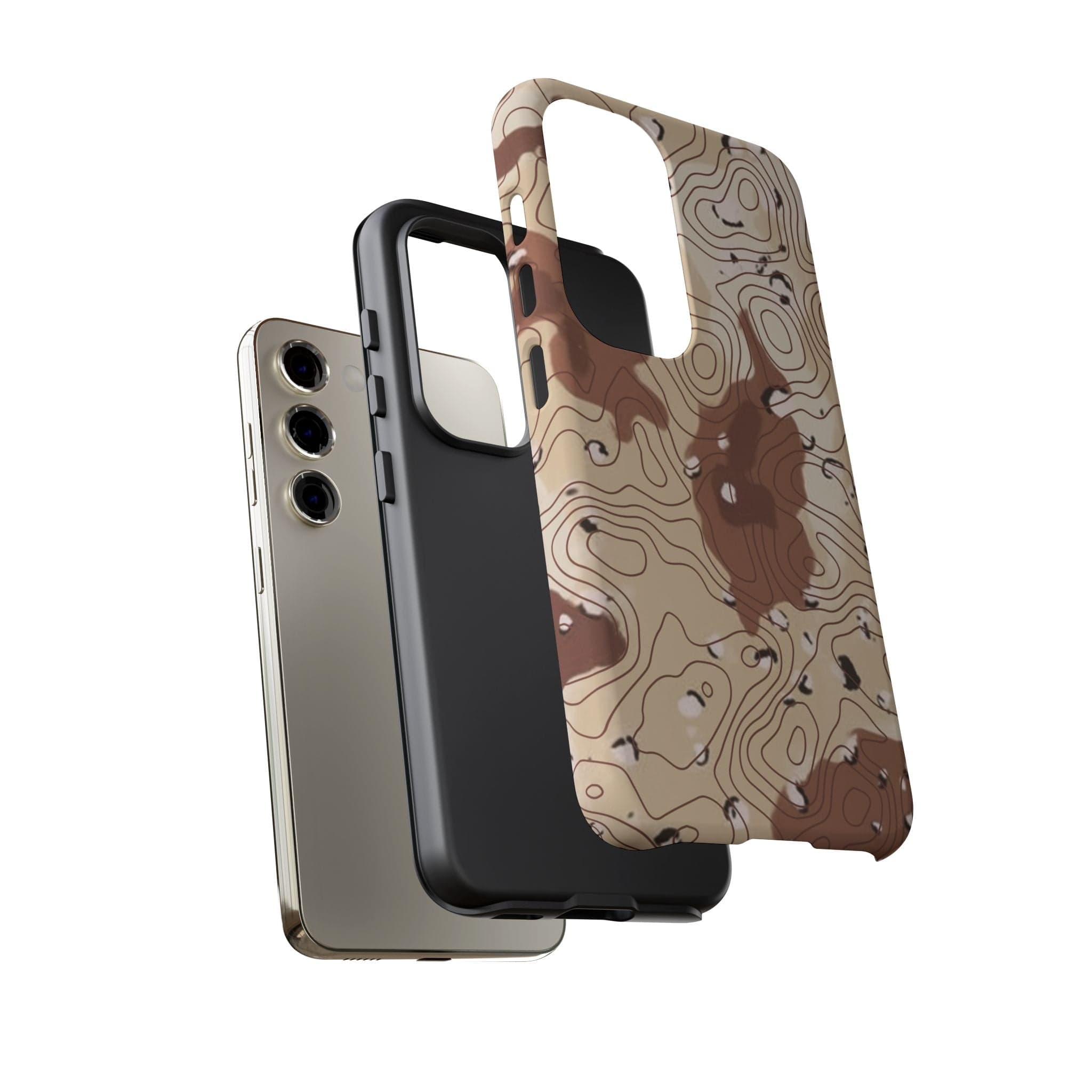 Chocolate Chip Topo Tough Android Case