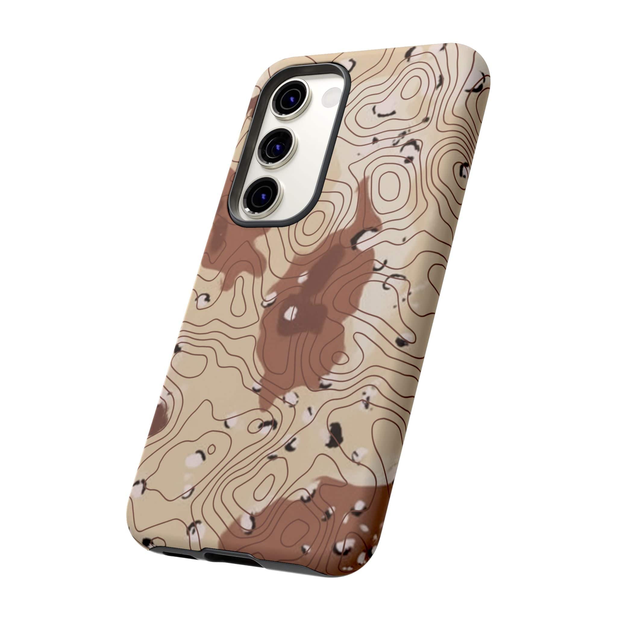 Chocolate Chip Topo Tough Android Case