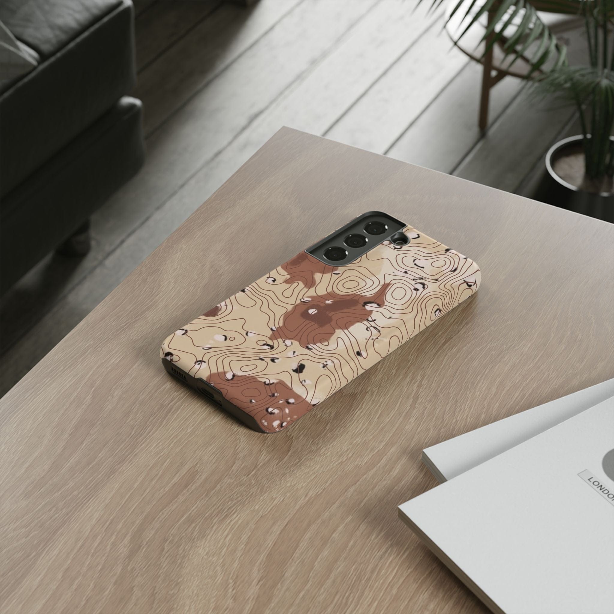 Chocolate Chip Topo Tough Android Case