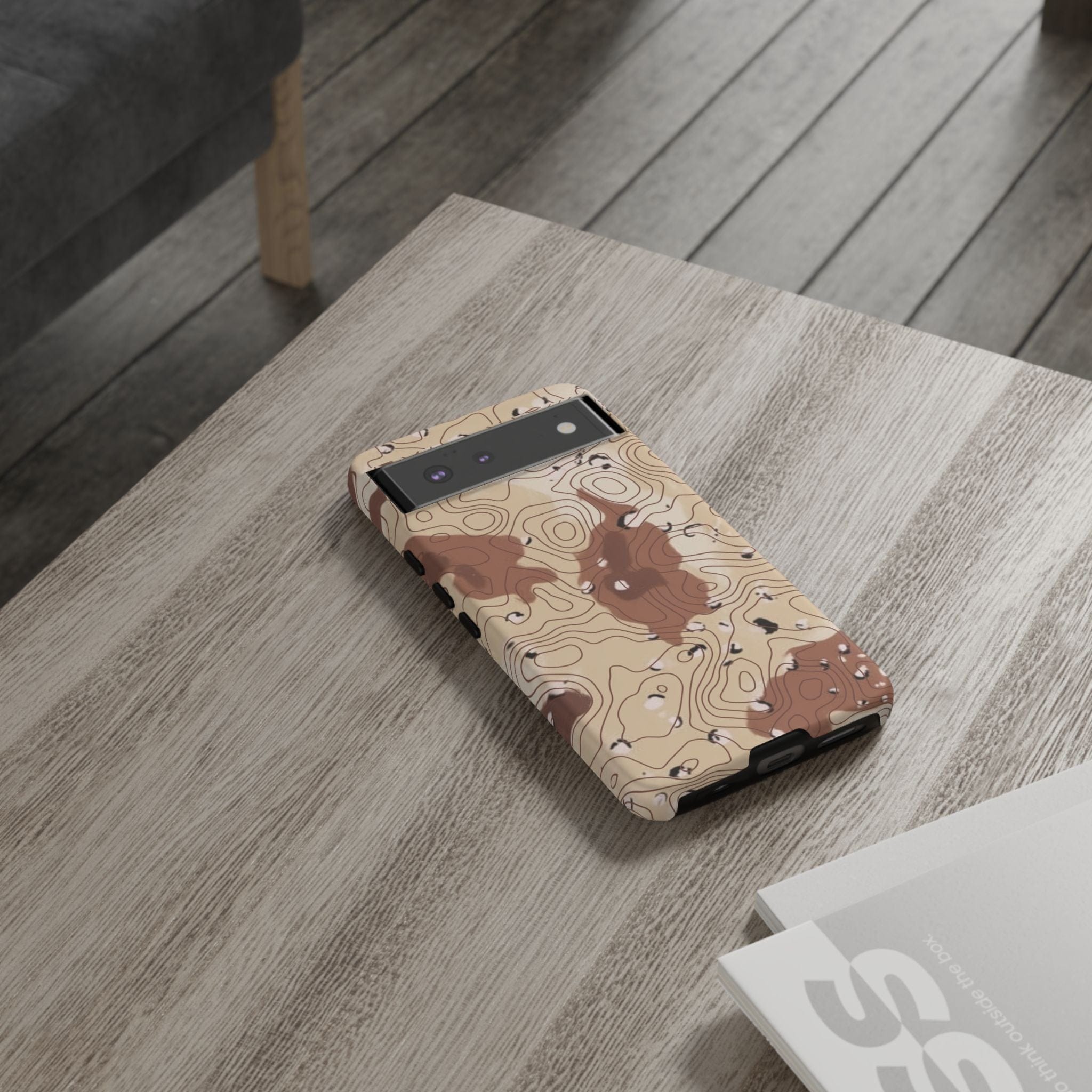 Chocolate Chip Topo Tough Android Case