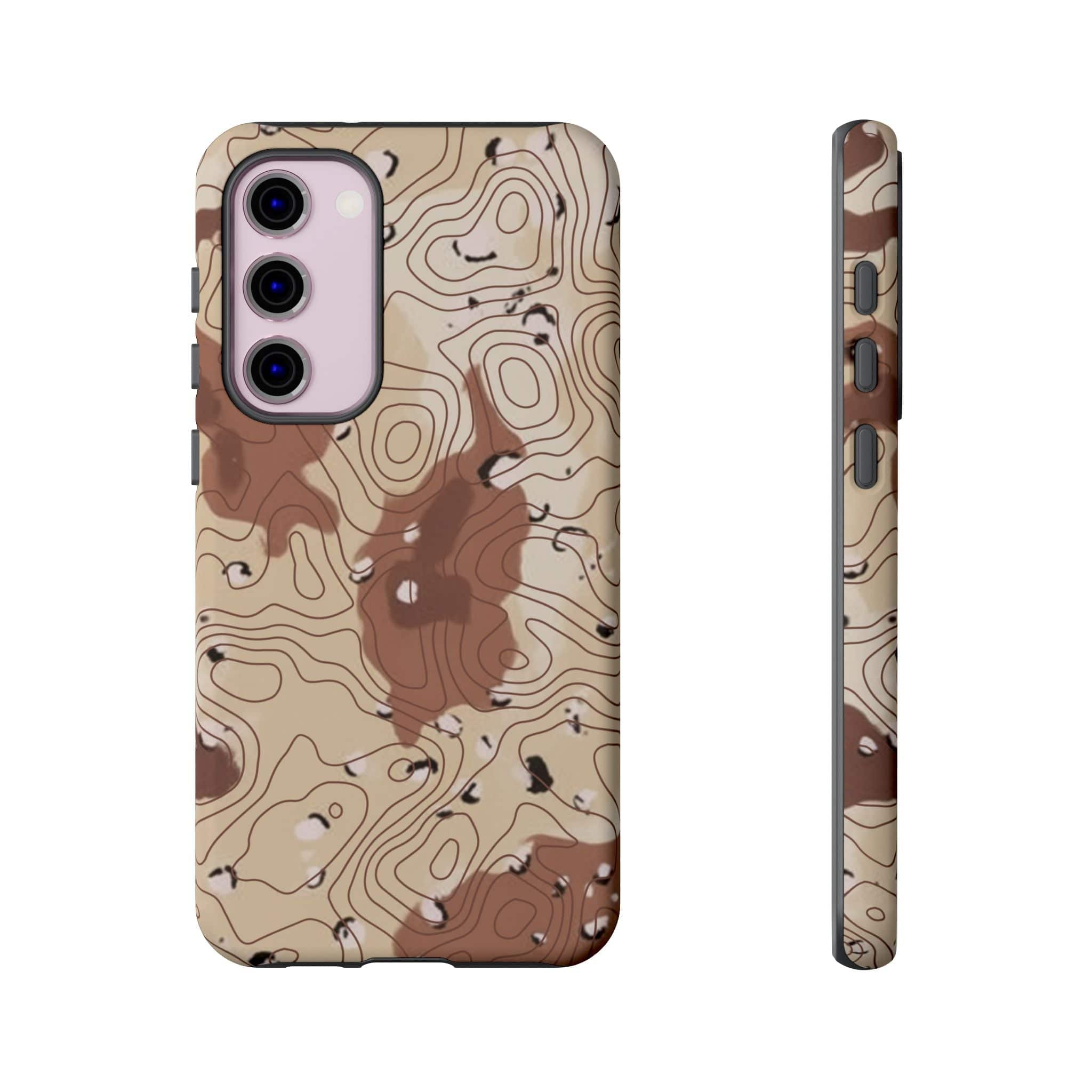 Chocolate Chip Topo Tough Android Case