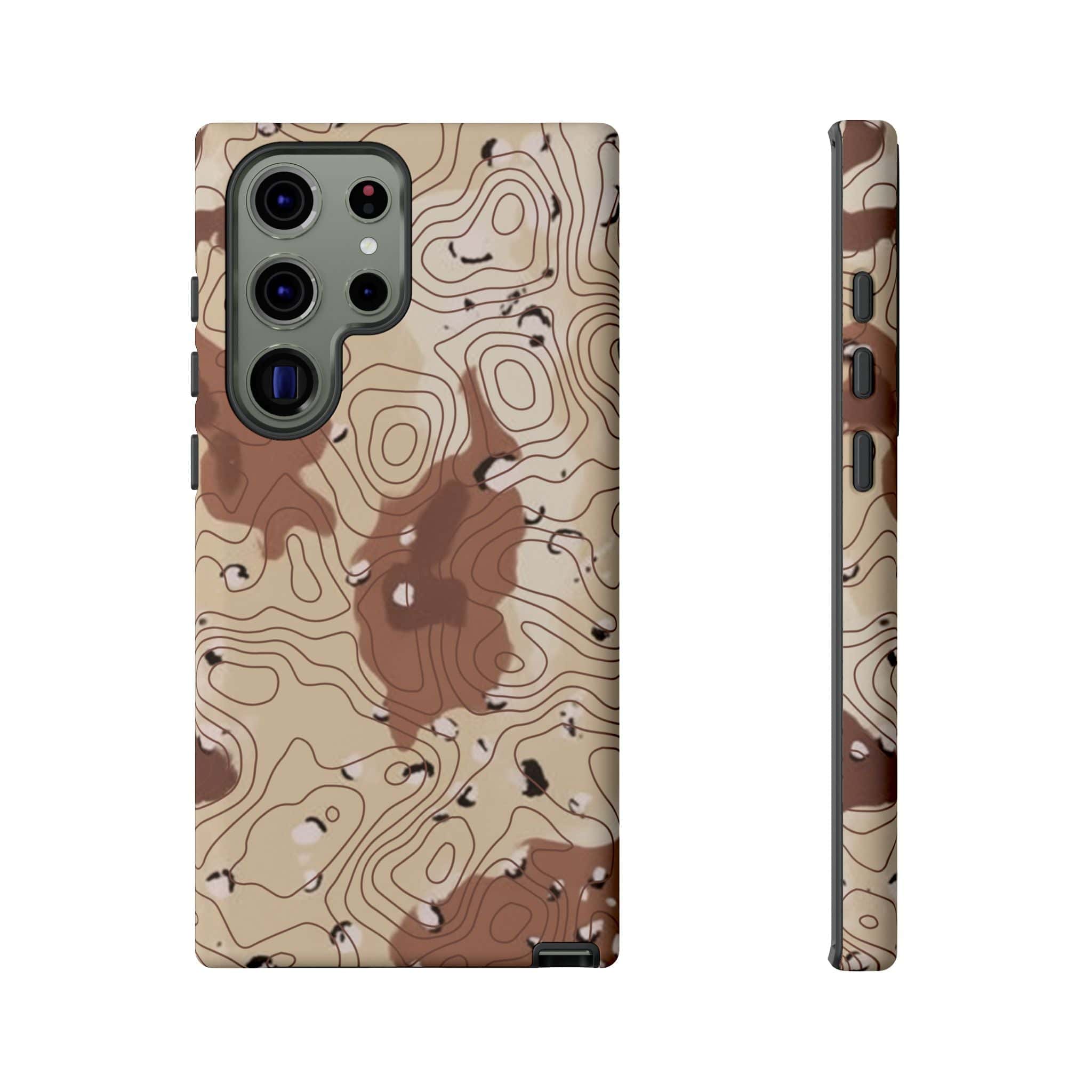 Chocolate Chip Topo Tough Android Case