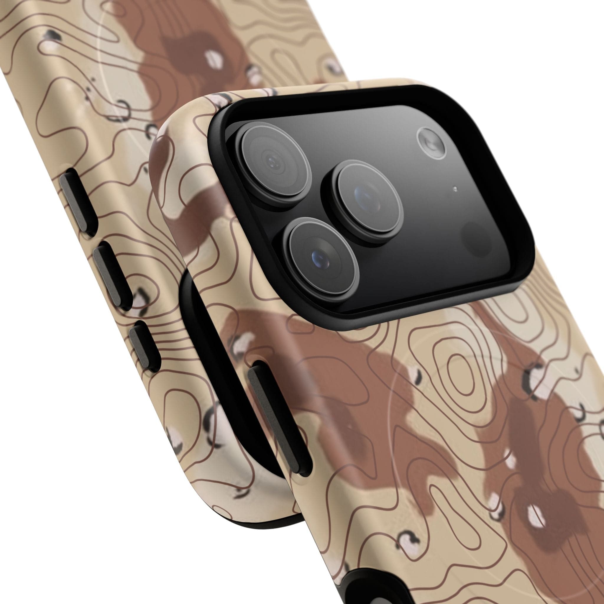 Chocolate Chip Topo Tough Magnetic iPhone Case