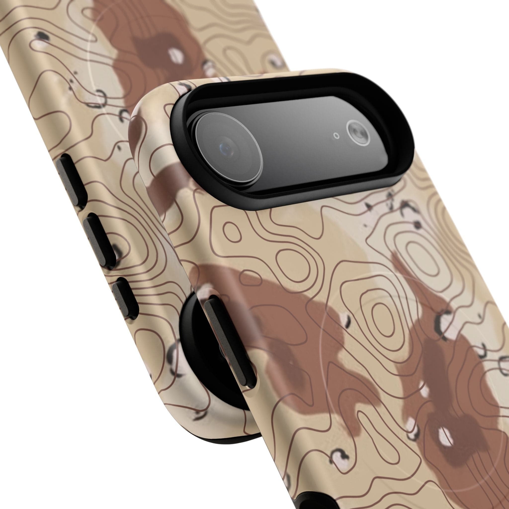 Chocolate Chip Topo Tough Magnetic iPhone Case