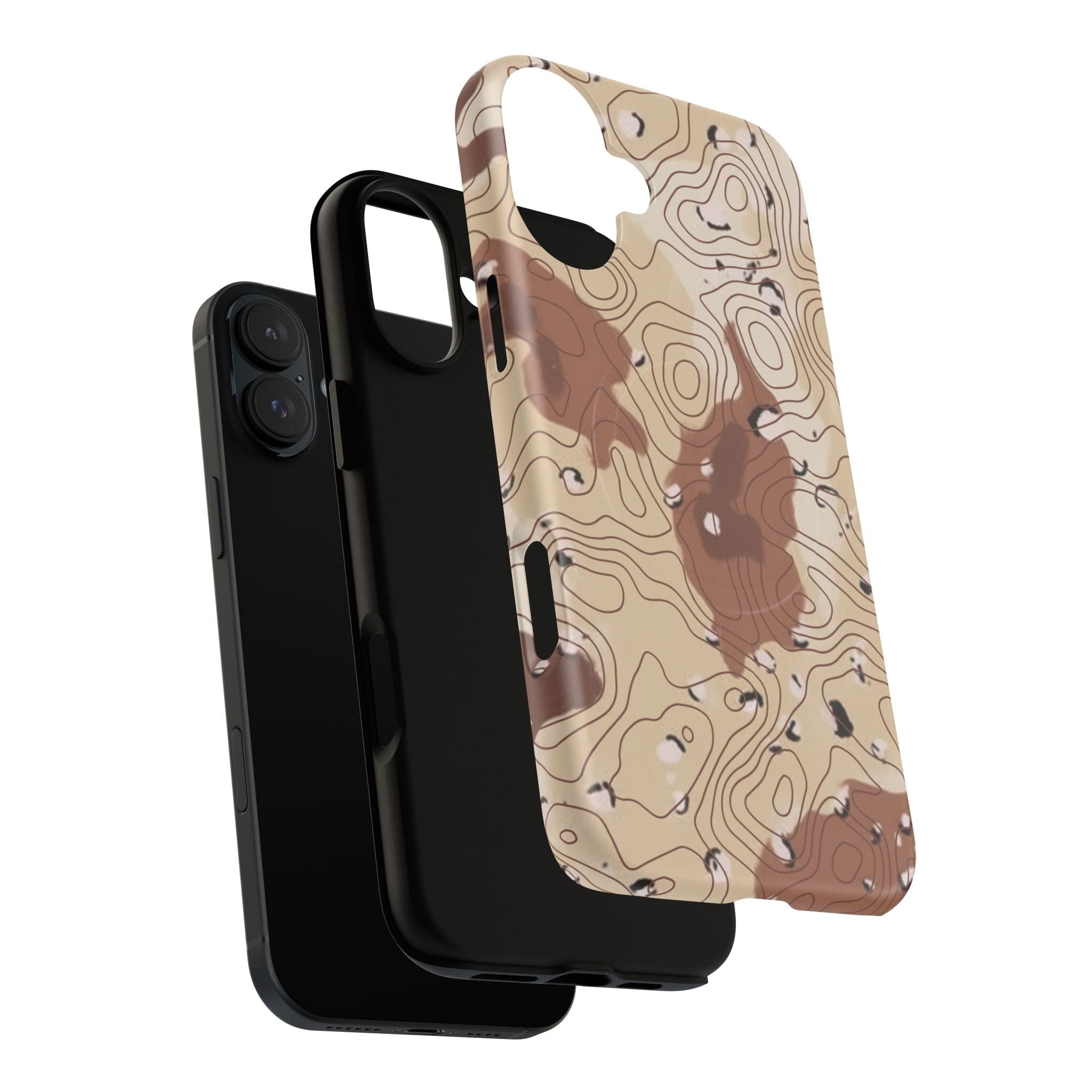 Chocolate Chip Topo Tough Magnetic iPhone Case
