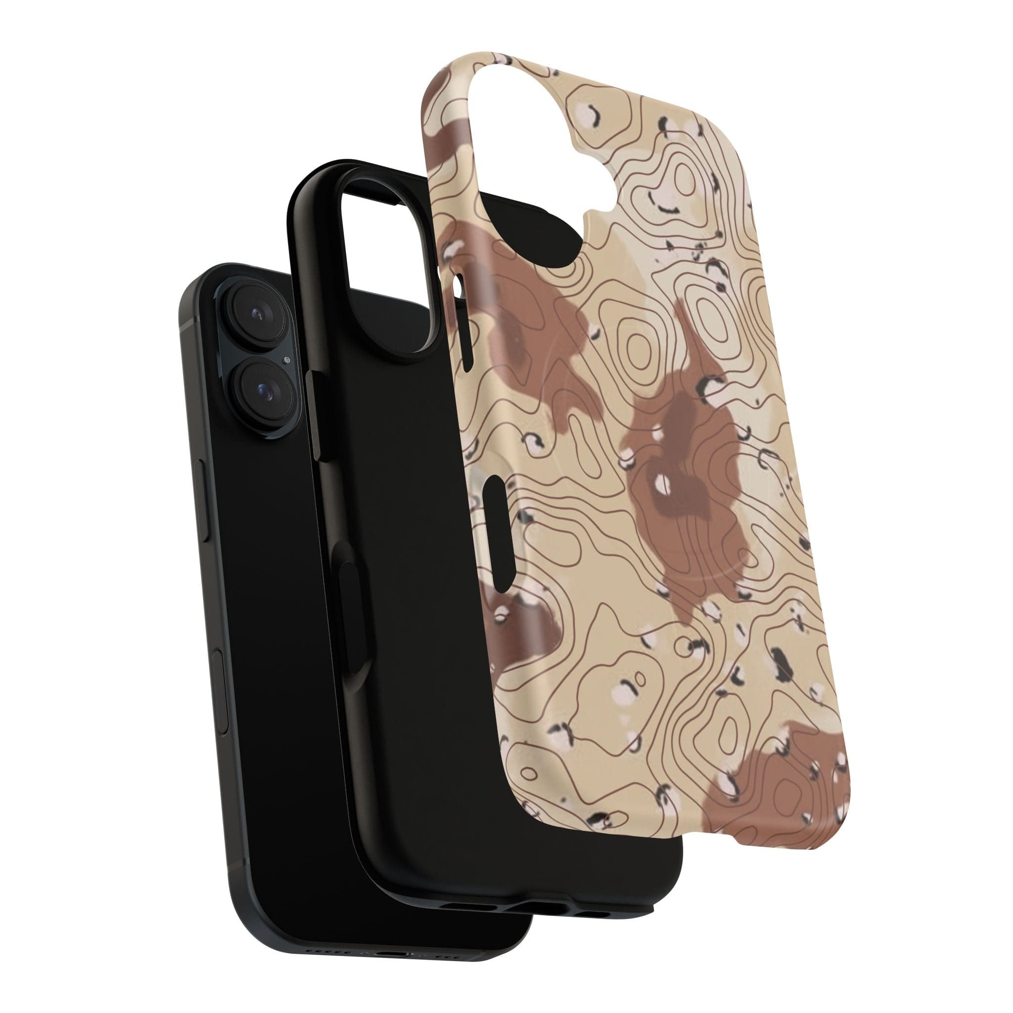 Chocolate Chip Topo Tough Magnetic iPhone Case