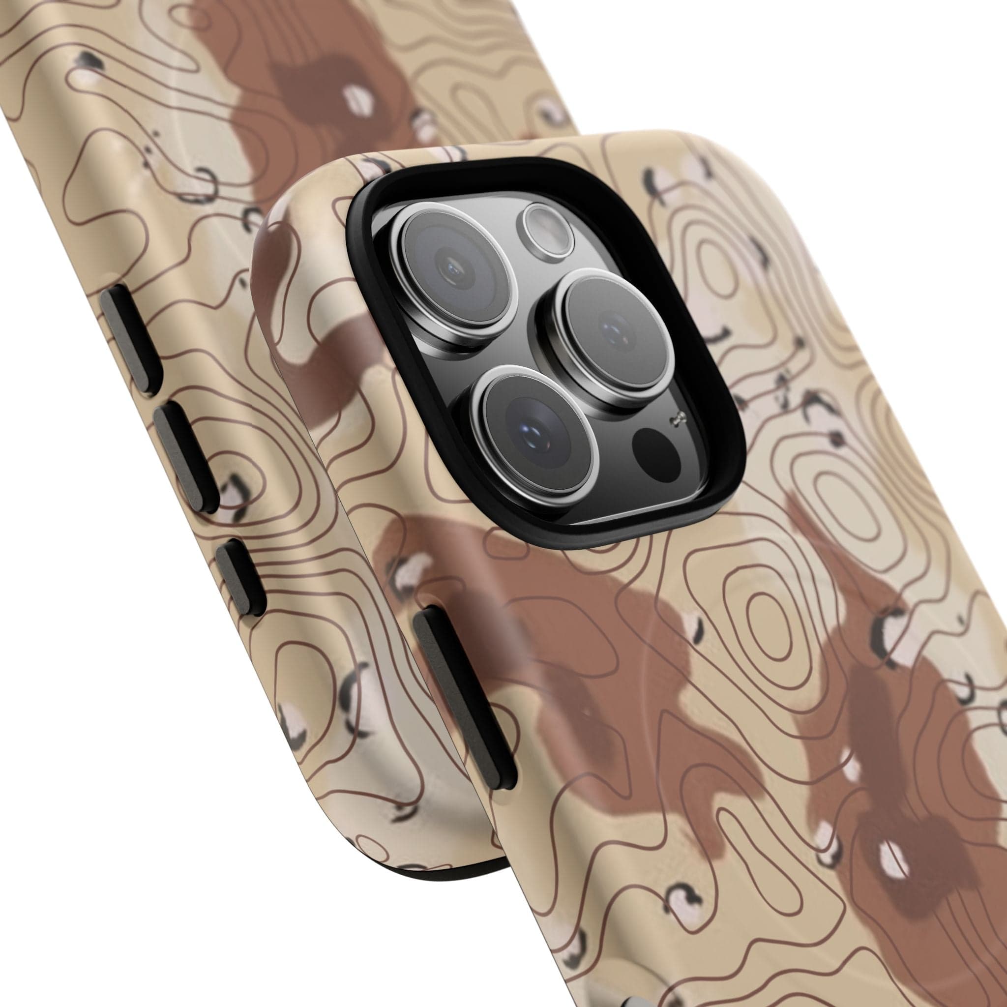 Chocolate Chip Topo Tough Magnetic iPhone Case